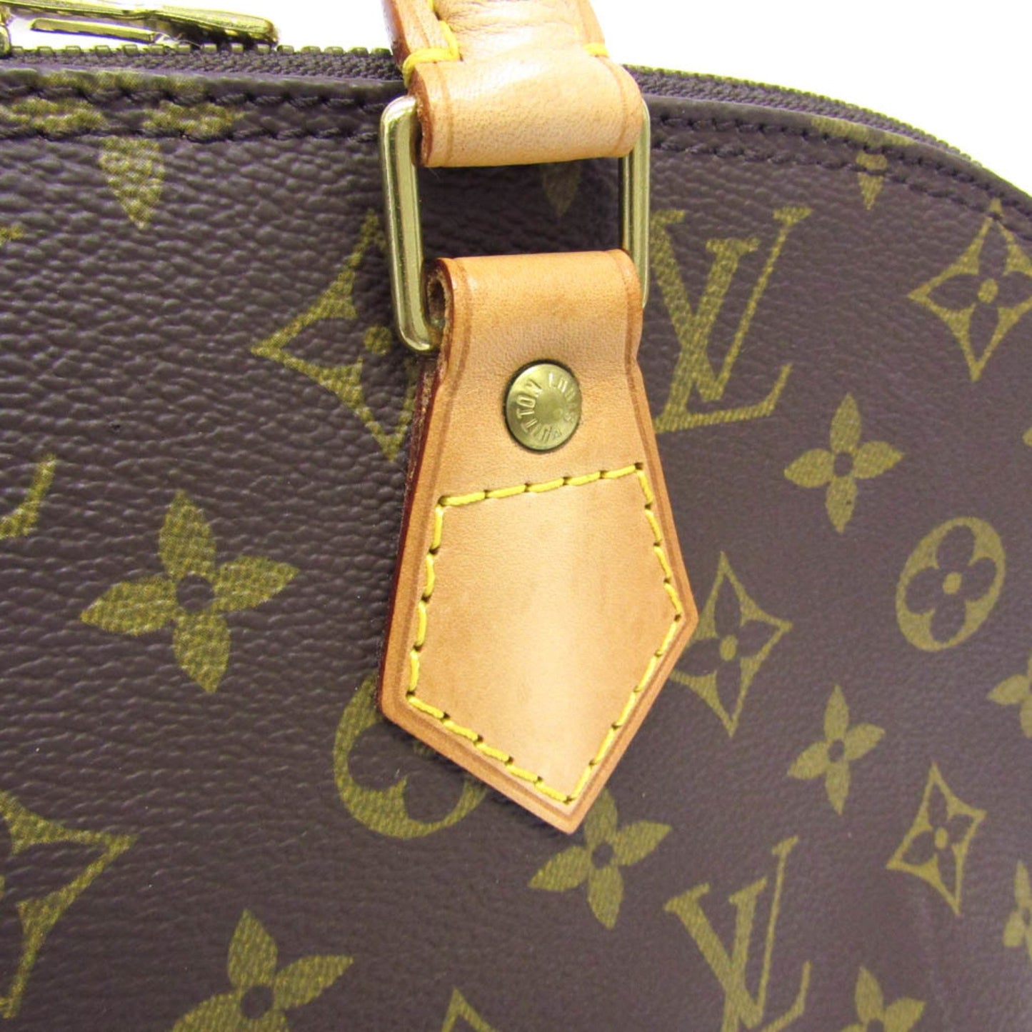 Louis Vuitton Alma, Brown, Canvas, handbag