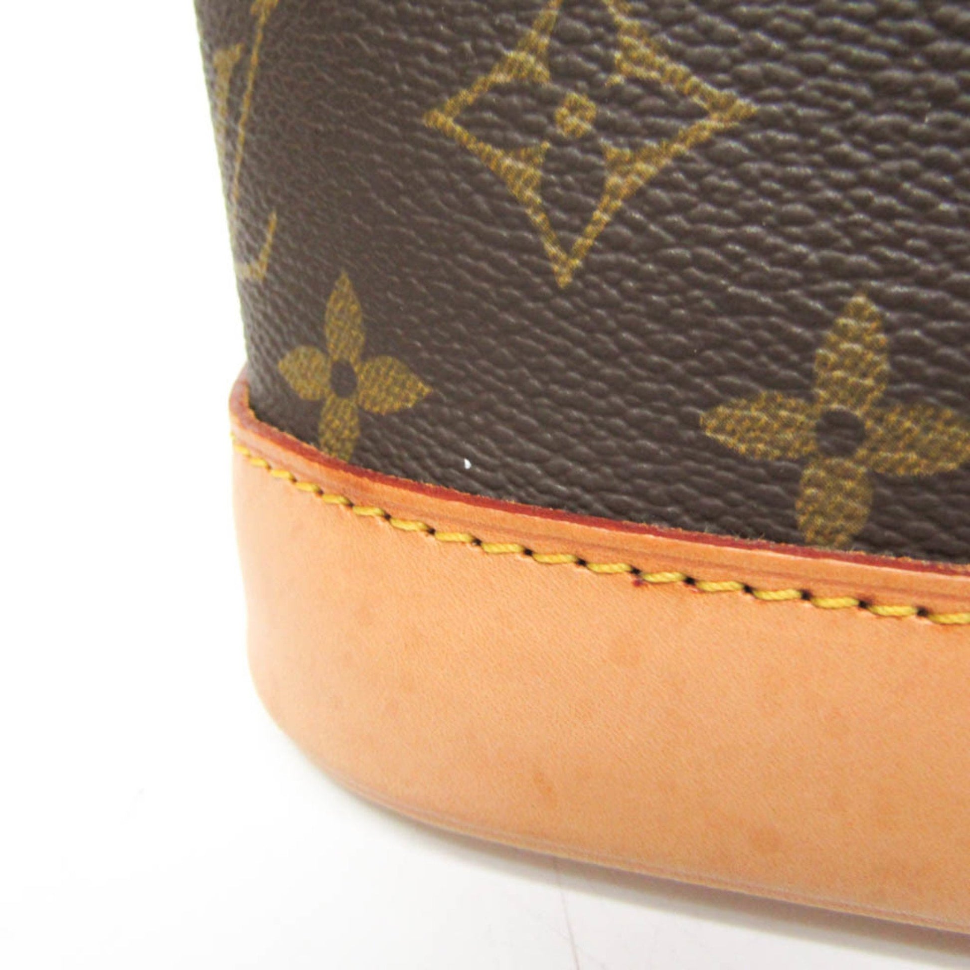 Louis Vuitton Alma, Brown, Canvas, handbag