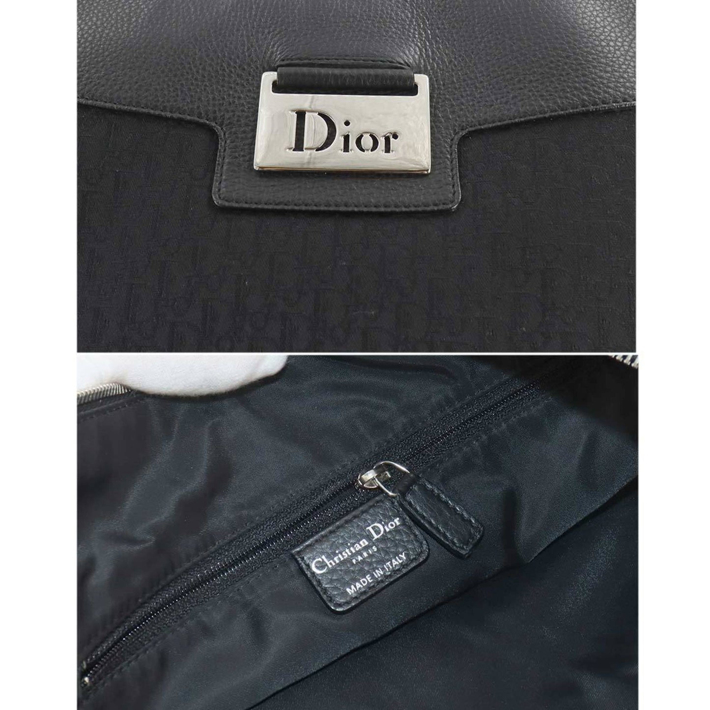 Dior Street chic, Black, Canvas, shoulder