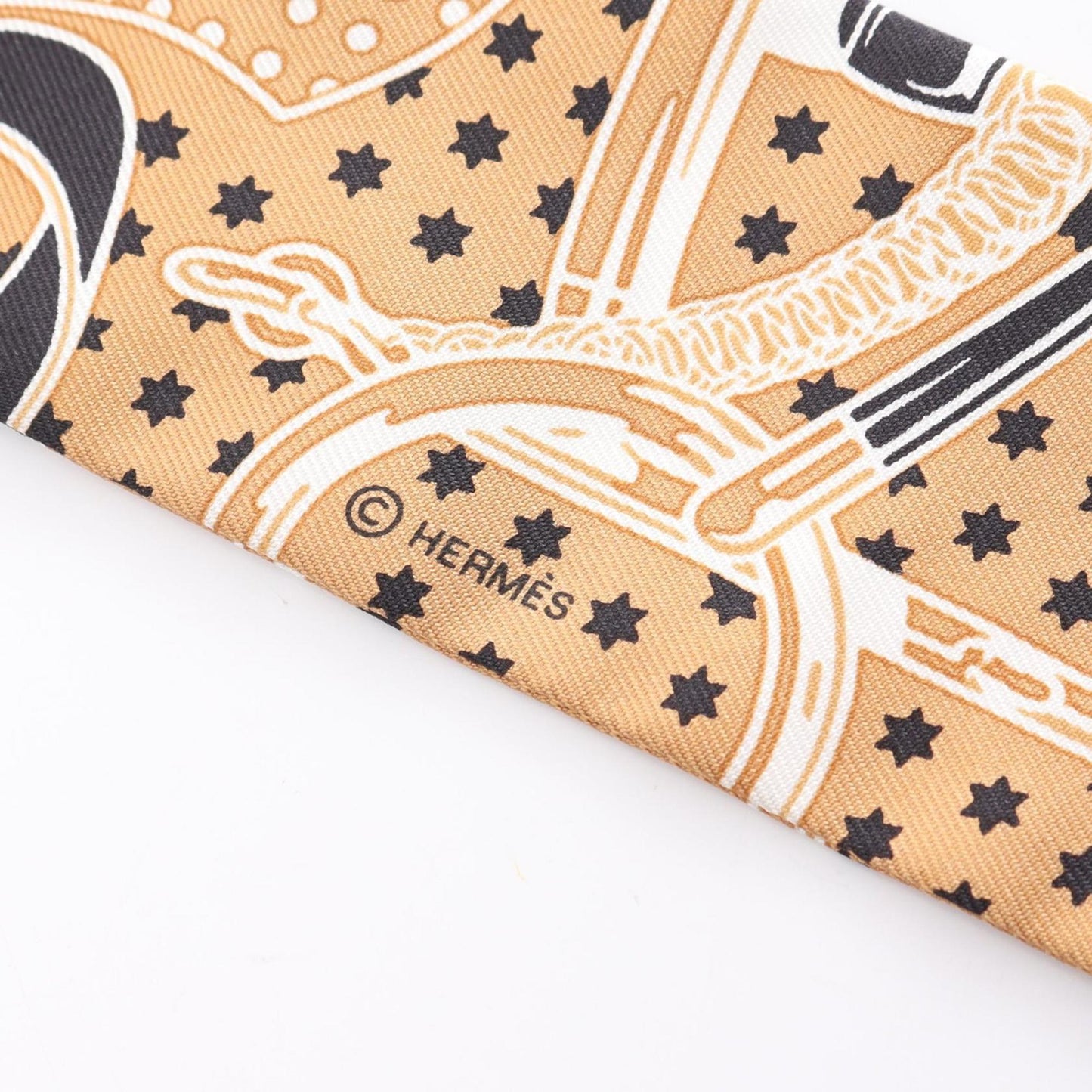 Hermes TWILLY SCARF Silk, MULTICOLOUR, SILK, Head accessory