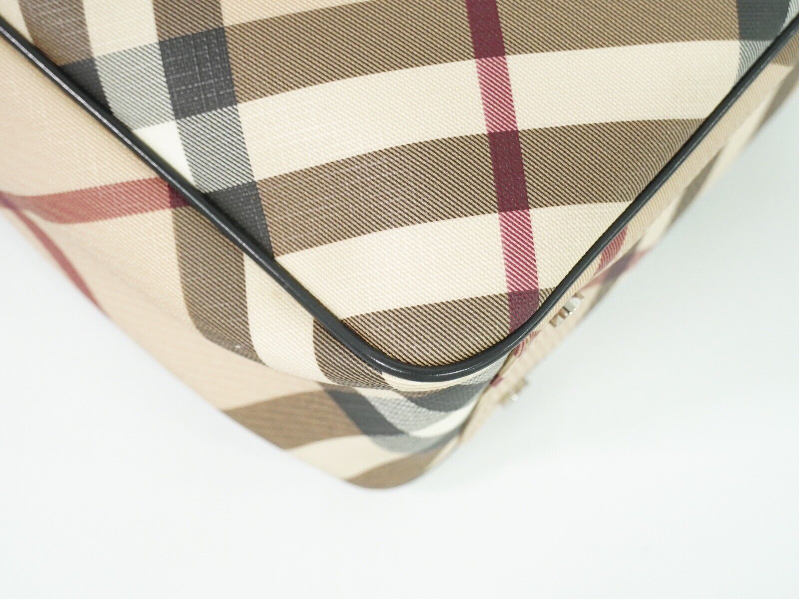 Burberry Nova Check, Beige, Canvas, handbag