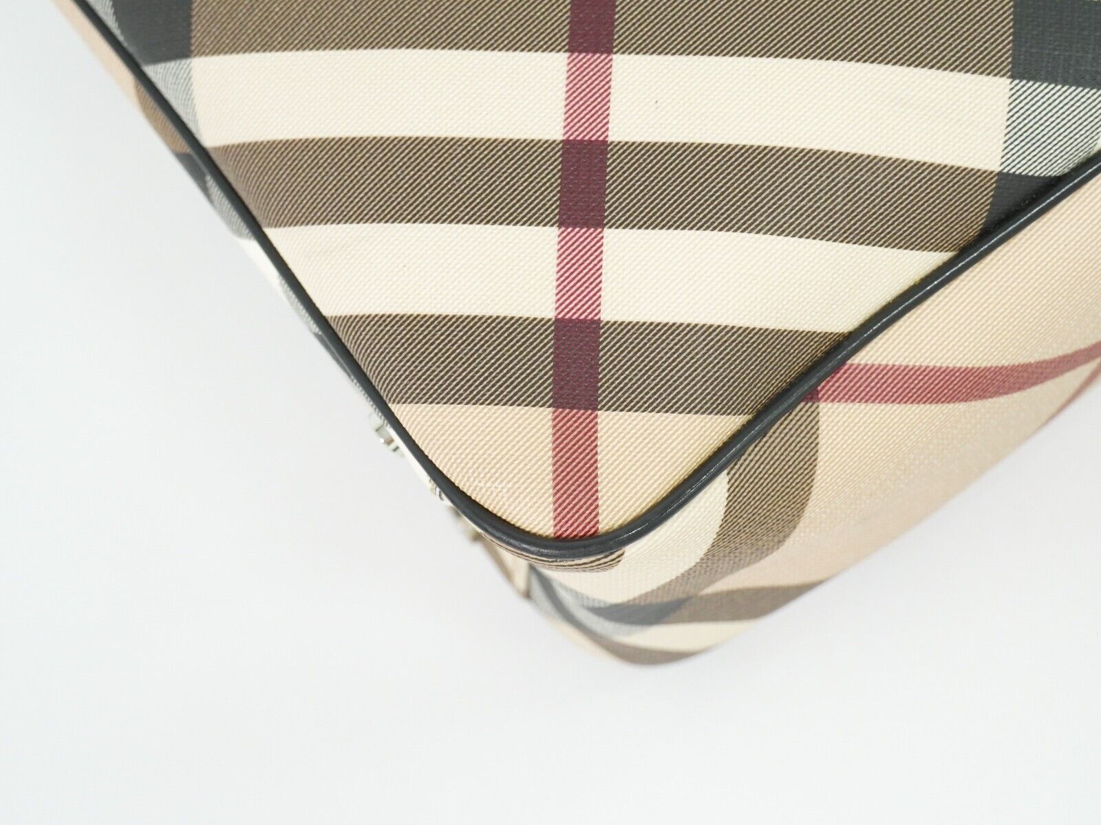 Burberry Nova Check, Beige, Canvas, handbag