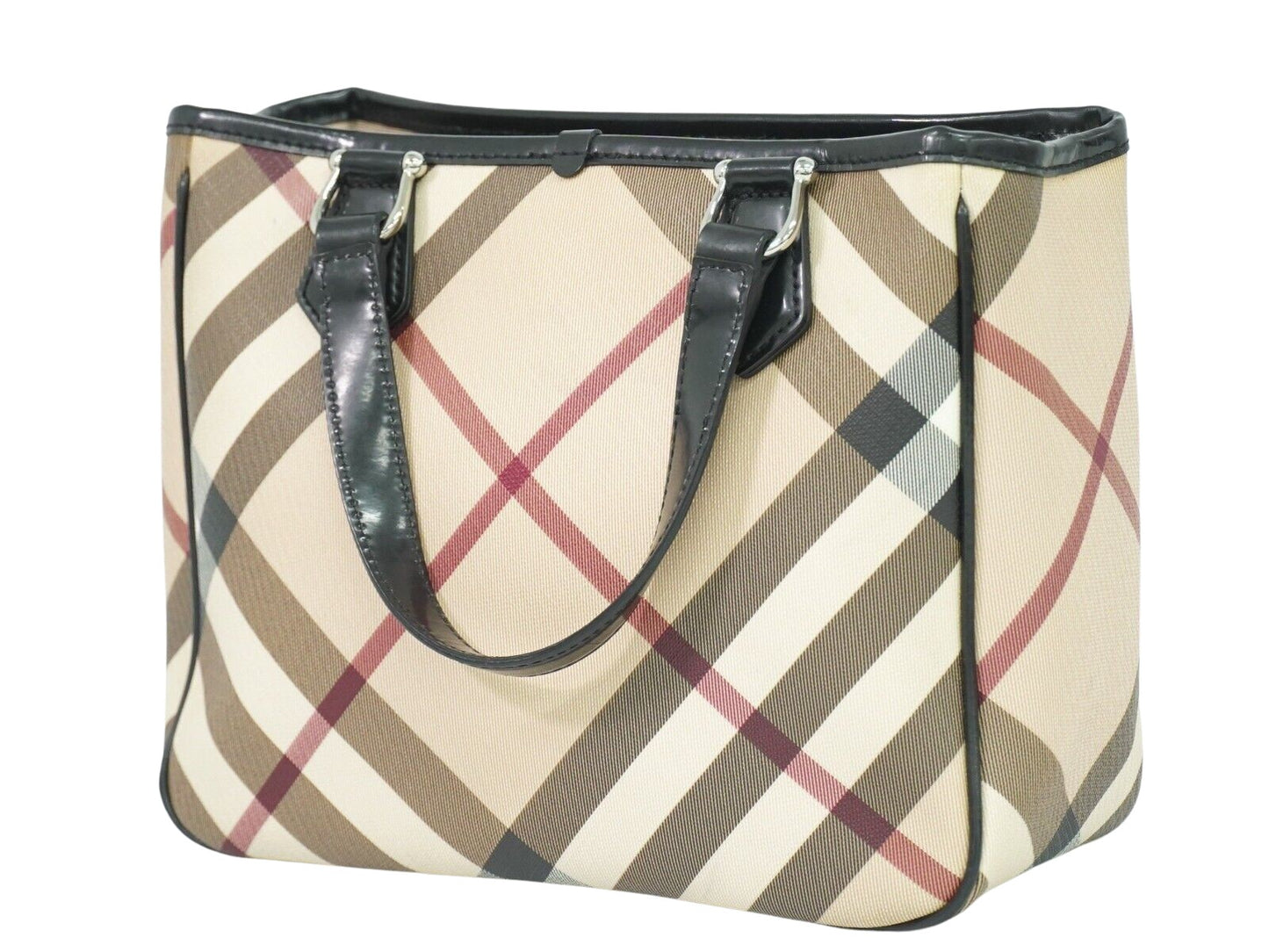 Burberry Nova Check, Beige, Canvas, handbag