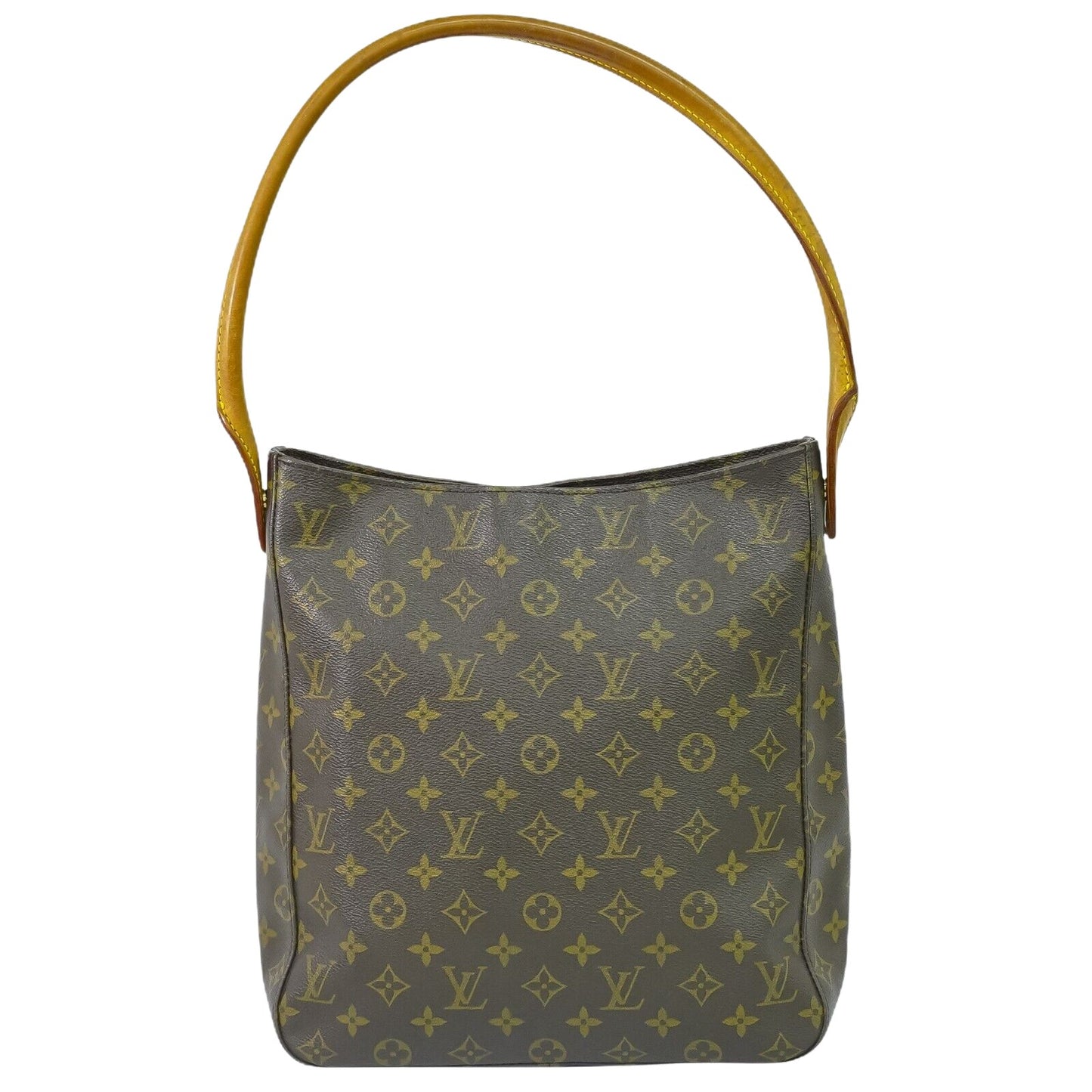 Louis Vuitton Looping GM, Brown, Canvas, shoulder