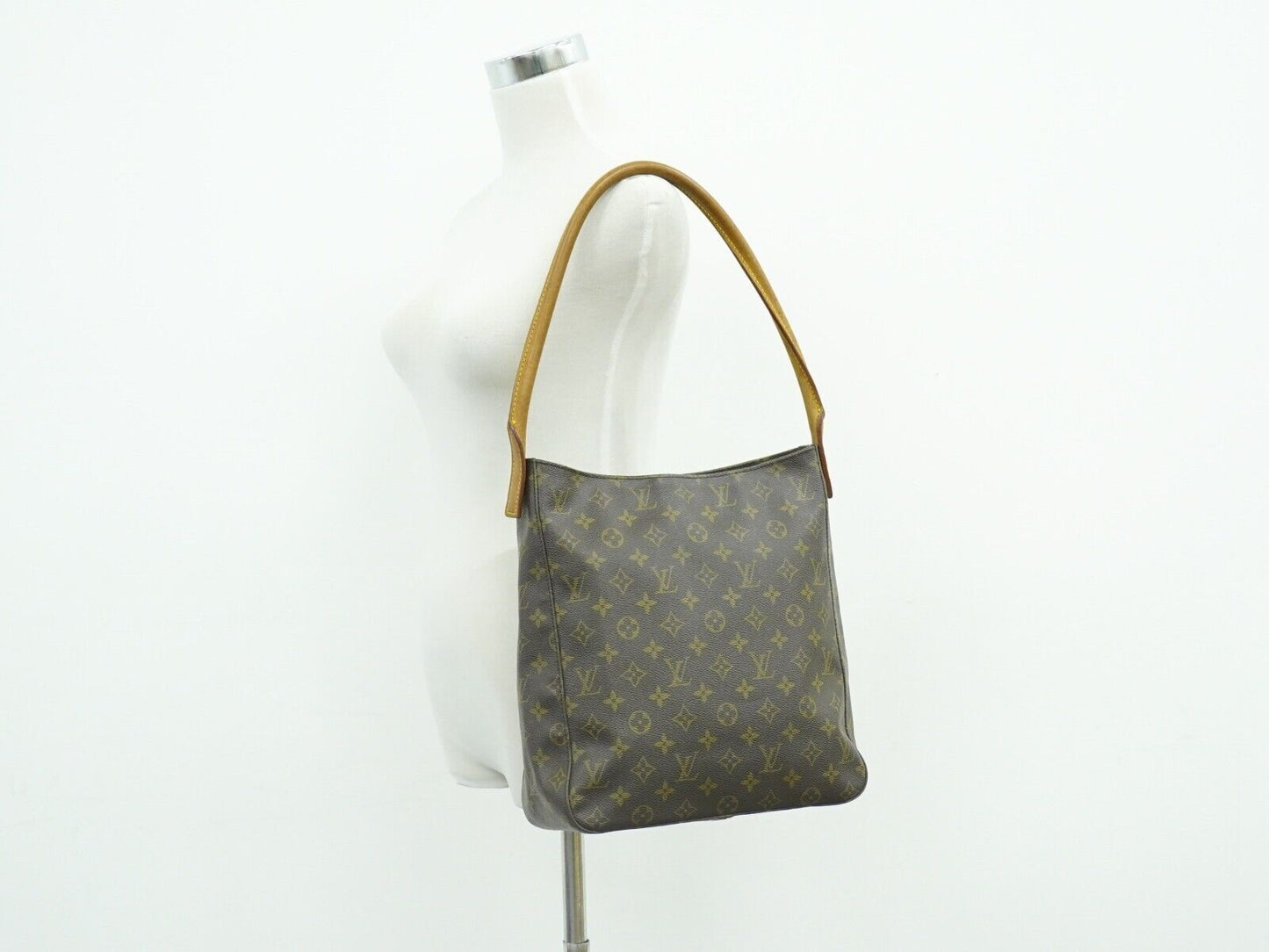 Louis Vuitton Looping GM, Brown, Canvas, shoulder