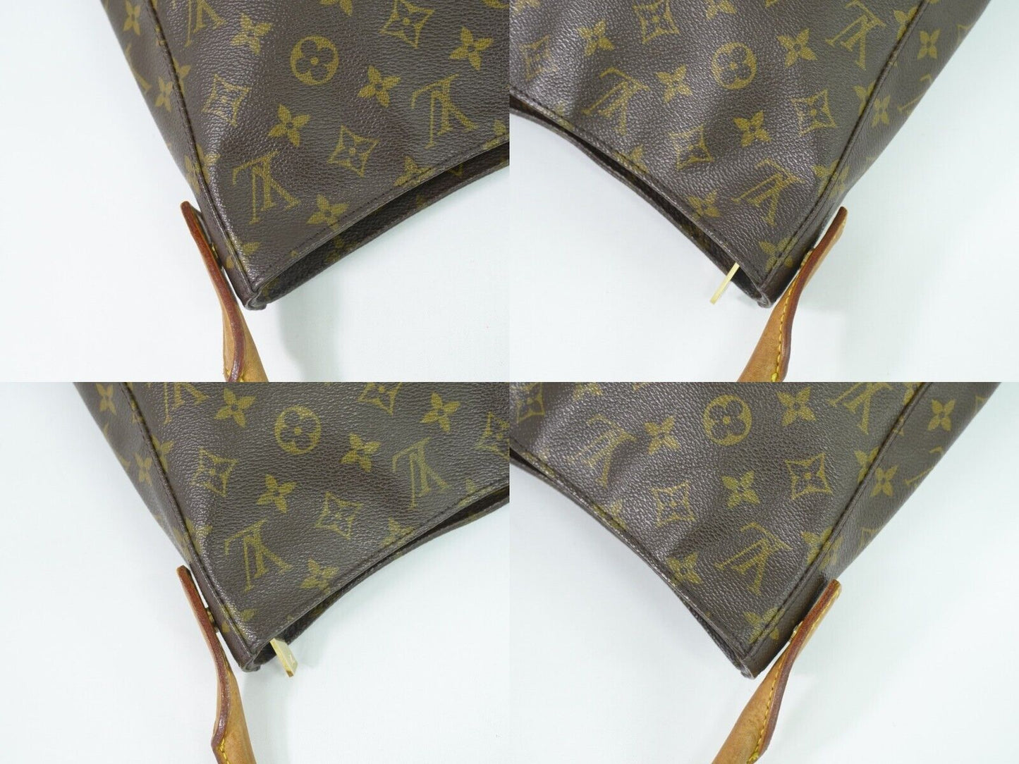 Louis Vuitton Looping GM, Brown, Canvas, shoulder