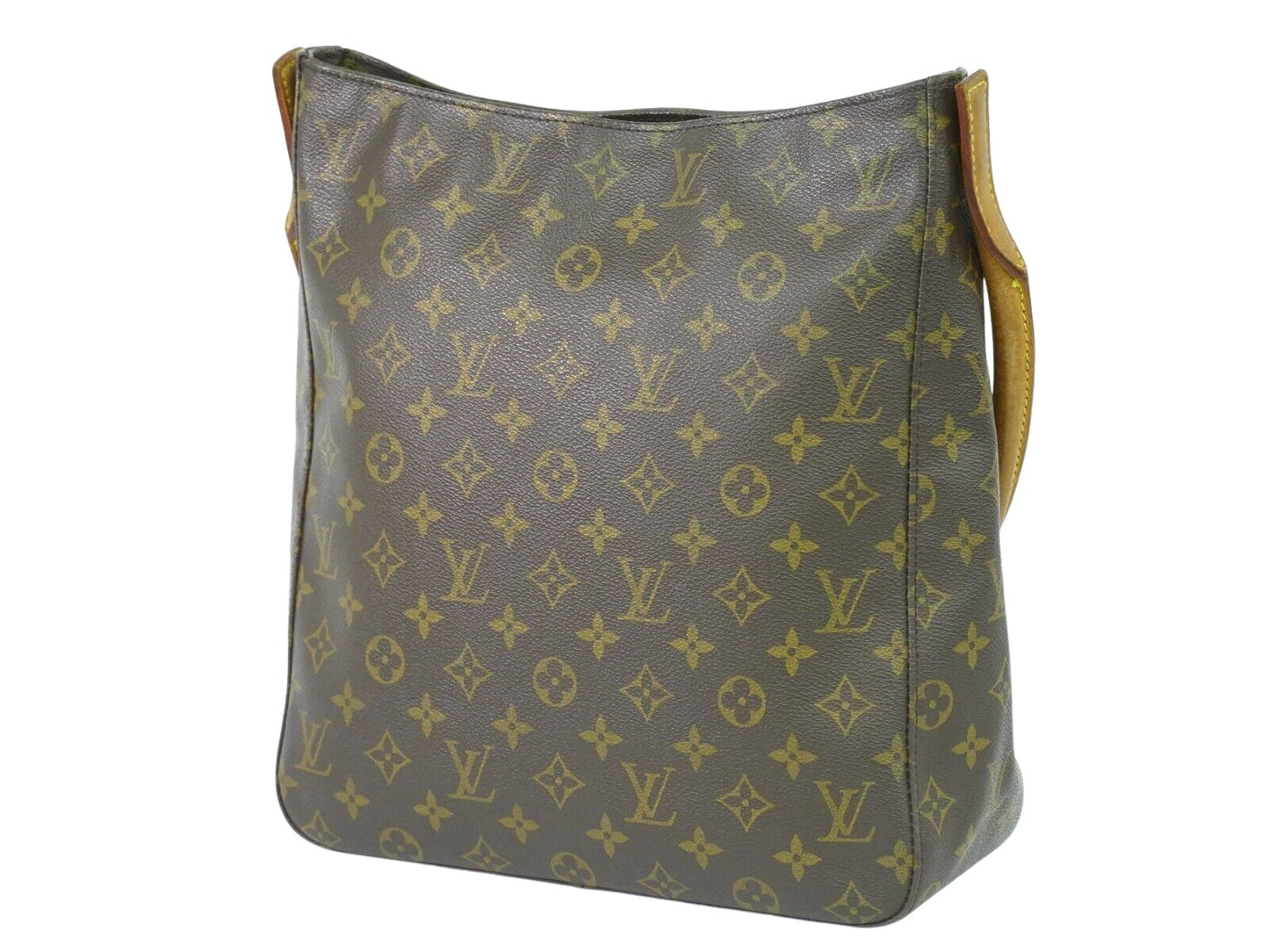 Louis Vuitton Looping GM, Brown, Canvas, shoulder