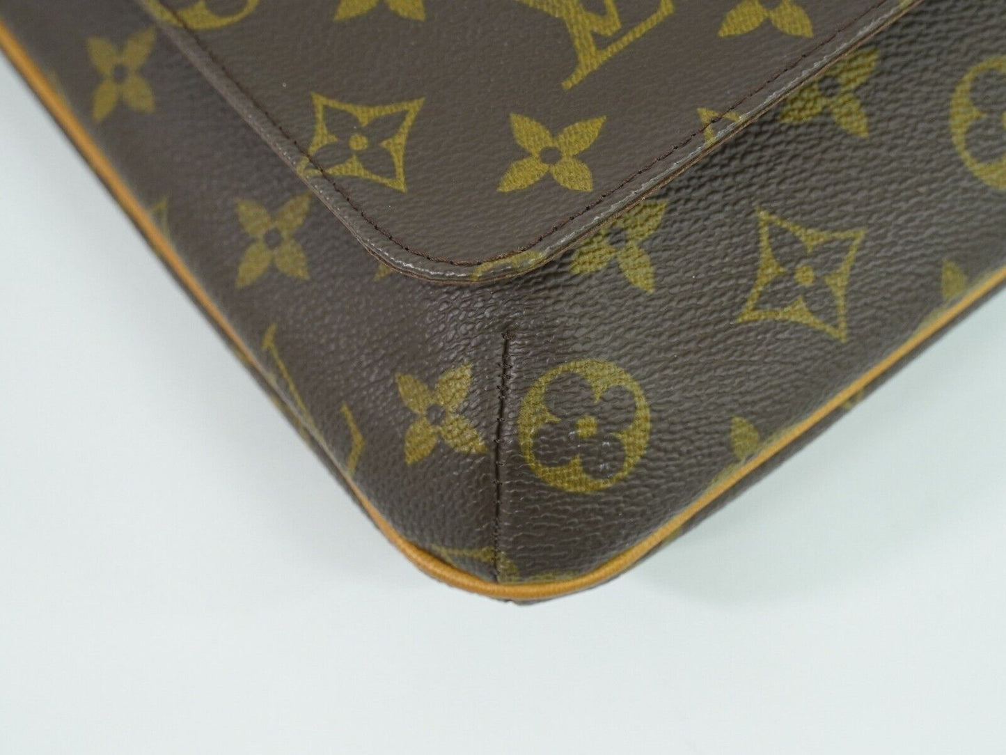 Louis Vuitton Musette Salsa, Brown, Canvas, shoulder