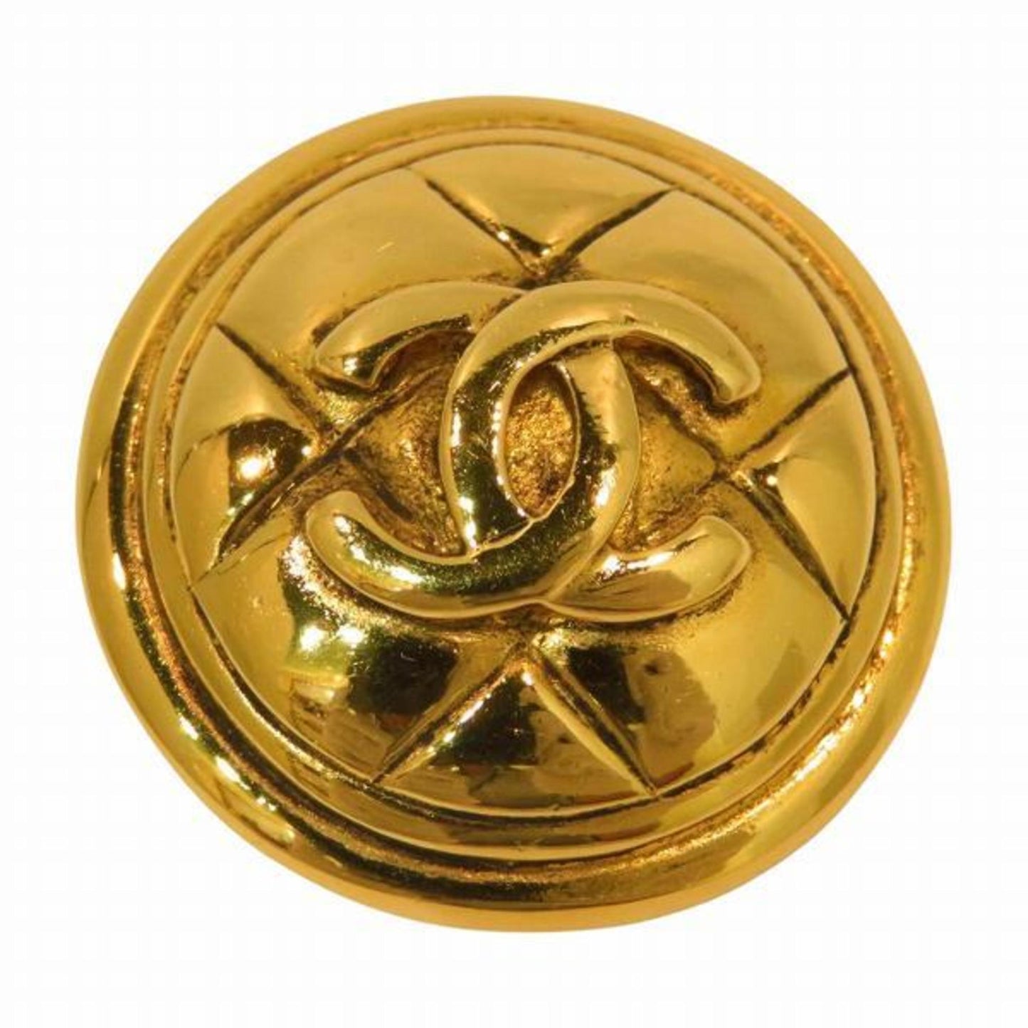 Chanel Coco Mark, Gold, Gold Plated, brooch