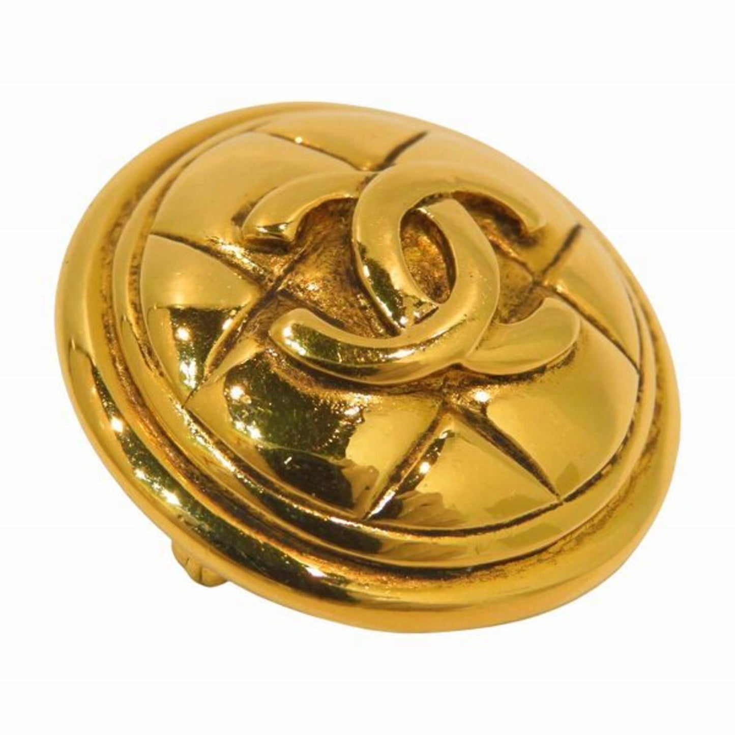 Chanel Coco Mark, Gold, Gold Plated, brooch