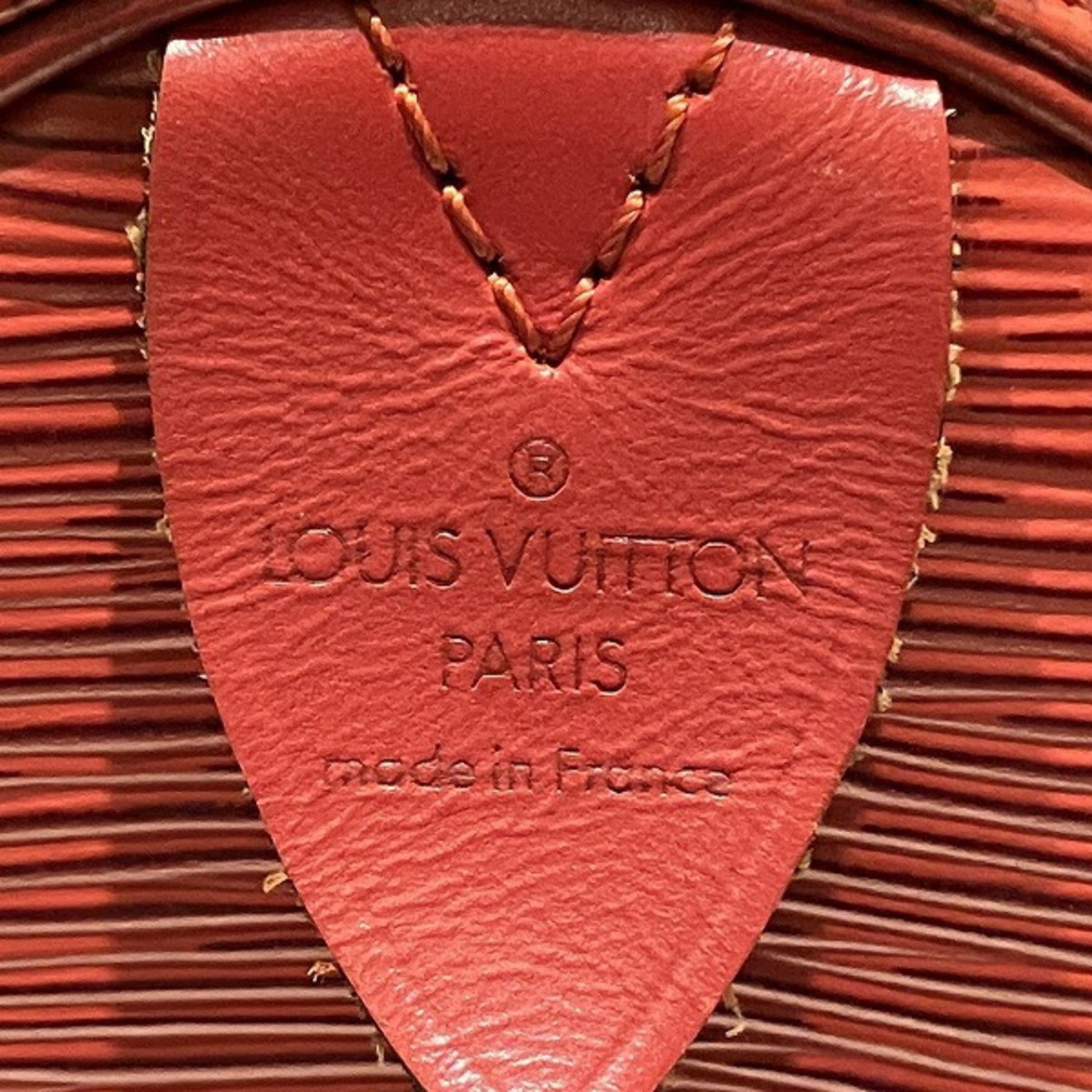 Louis Vuitton Speedy 25, Red, Leather, handbag