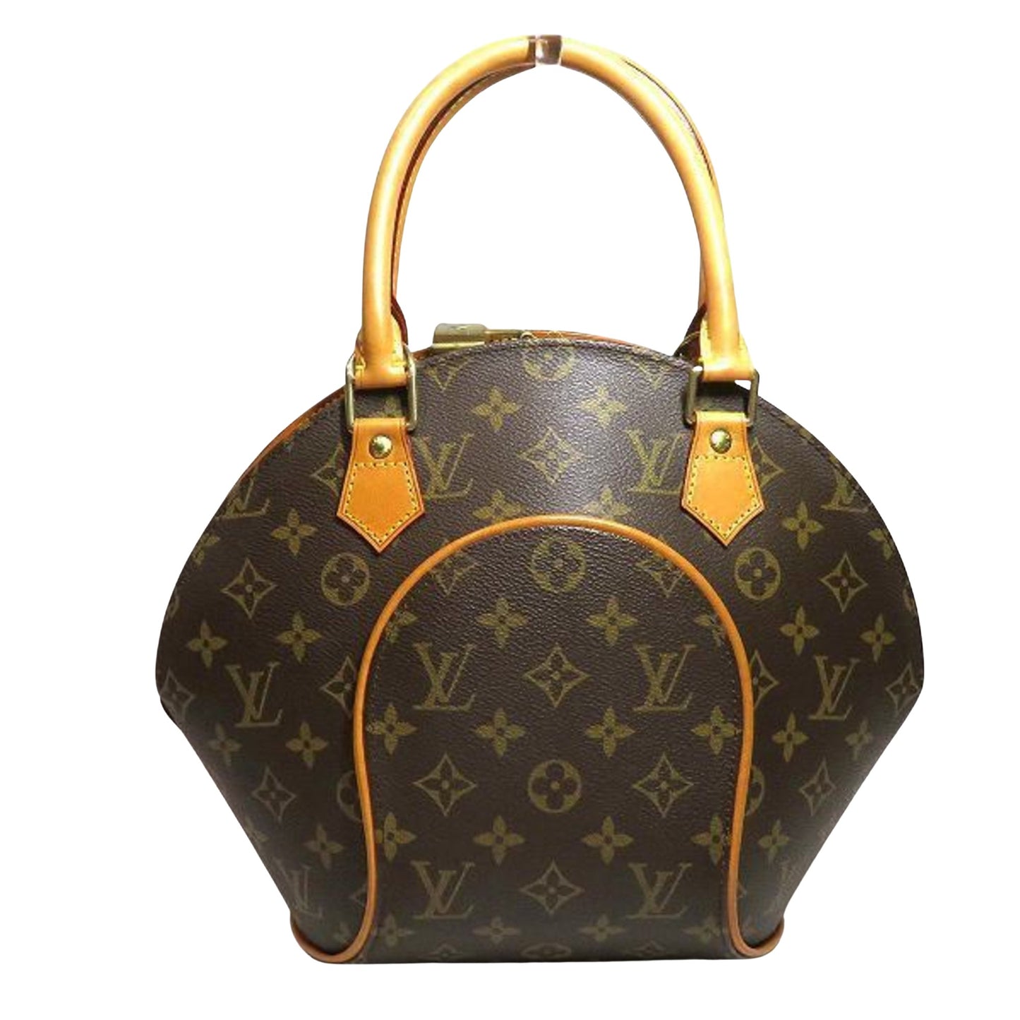 Louis Vuitton Ellipse, Brown, Canvas, handbag