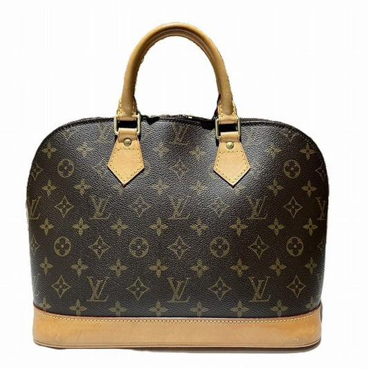 Louis Vuitton Alma, Brown, Canvas, handbag