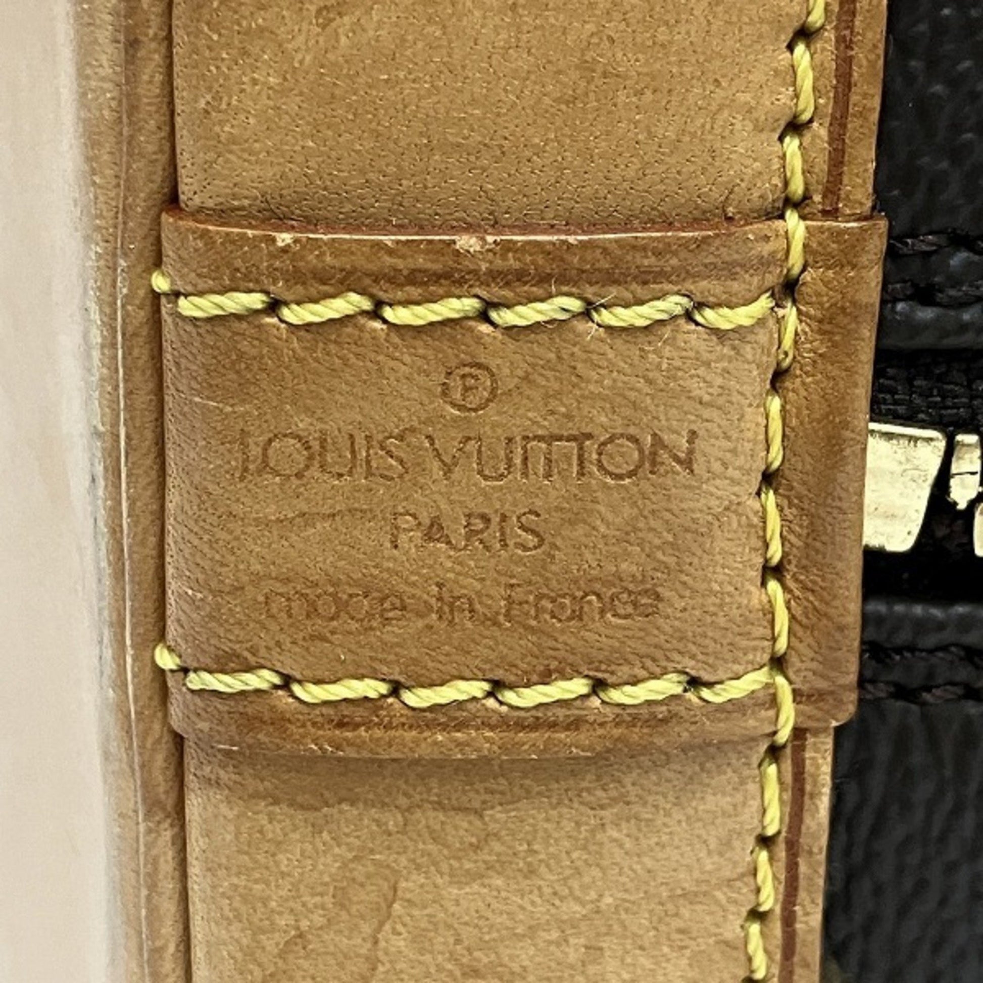 Louis Vuitton Alma, Brown, Canvas, handbag