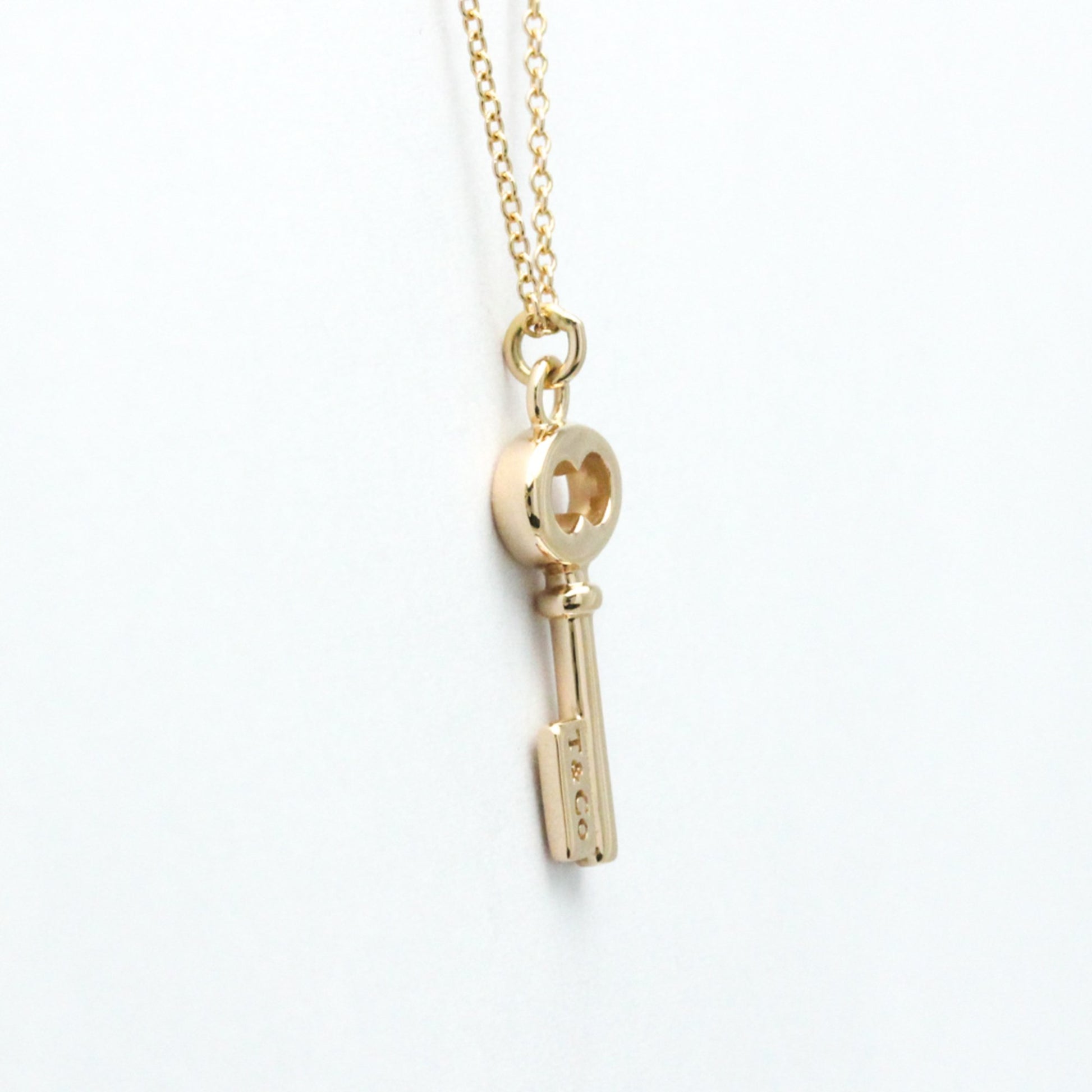 Tiffany & Co Oval key, Gold, Rose Gold, necklace