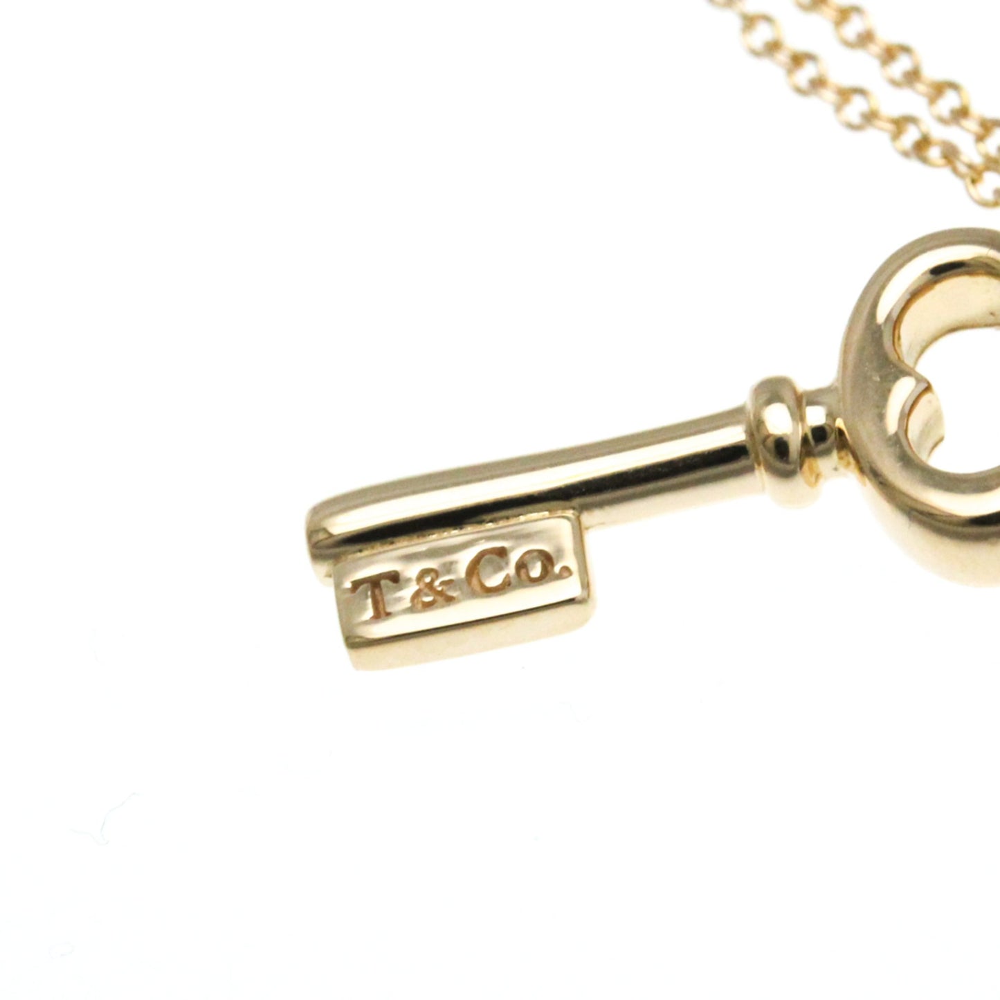 Tiffany & Co Oval key, Gold, Rose Gold, necklace