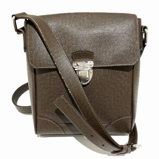 Louis Vuitton Luka, Brown, Leather, shoulder