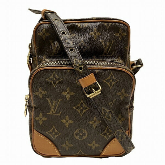 Louis Vuitton Amazon, Brown, Canvas, shoulder