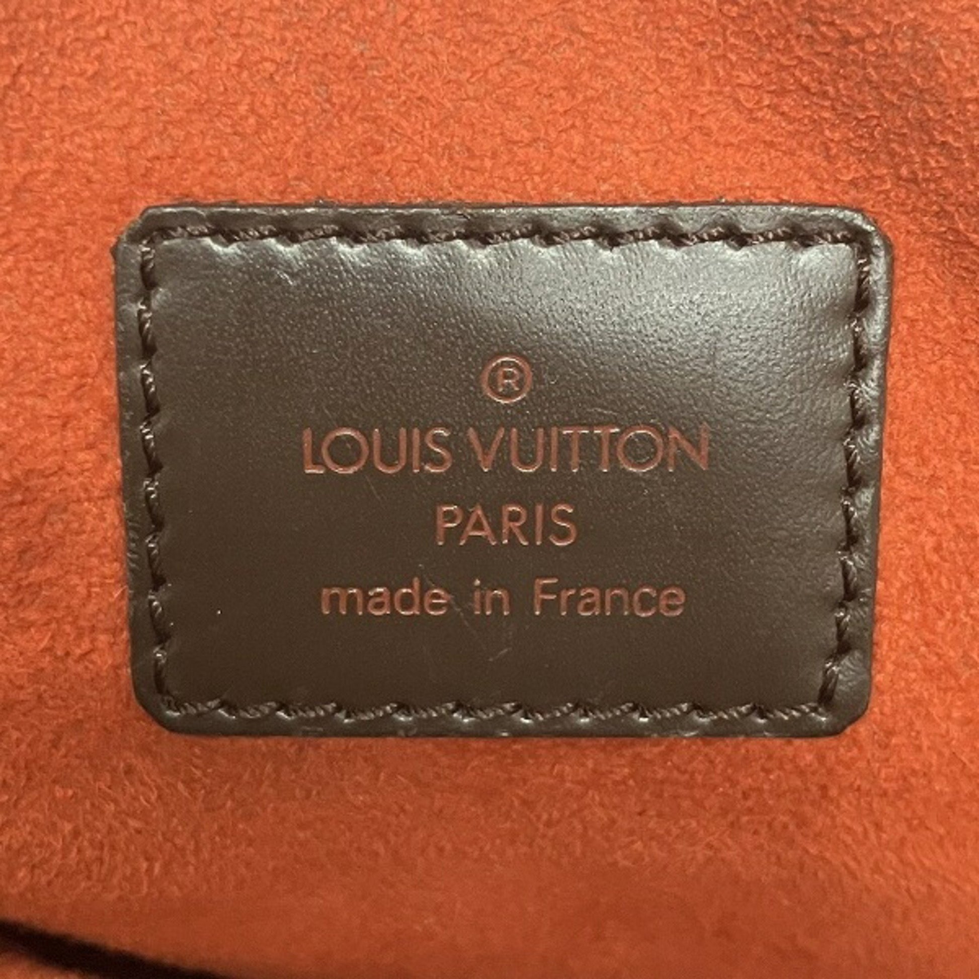 Louis Vuitton Sarria, Brown, Canvas, handbag