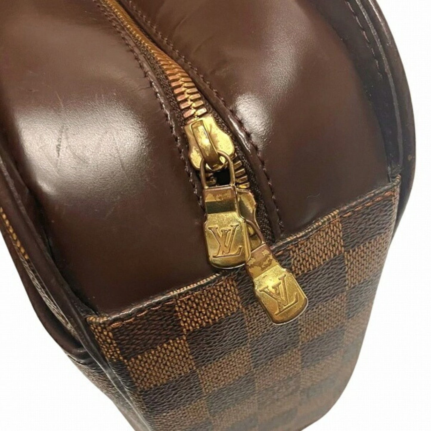 Louis Vuitton Sarria, Brown, Canvas, handbag