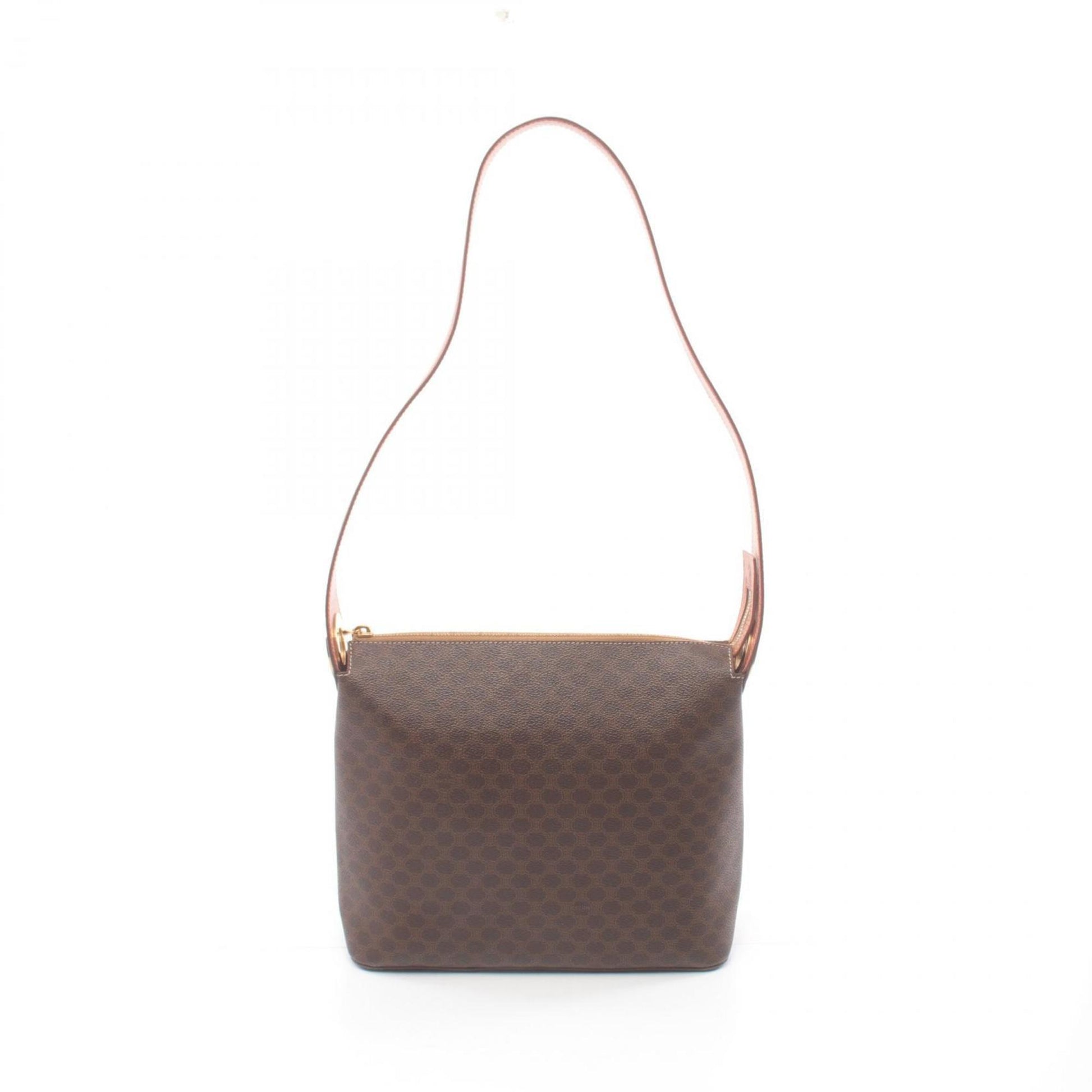 Céline Macadam, Brown, Canvas, shoulder