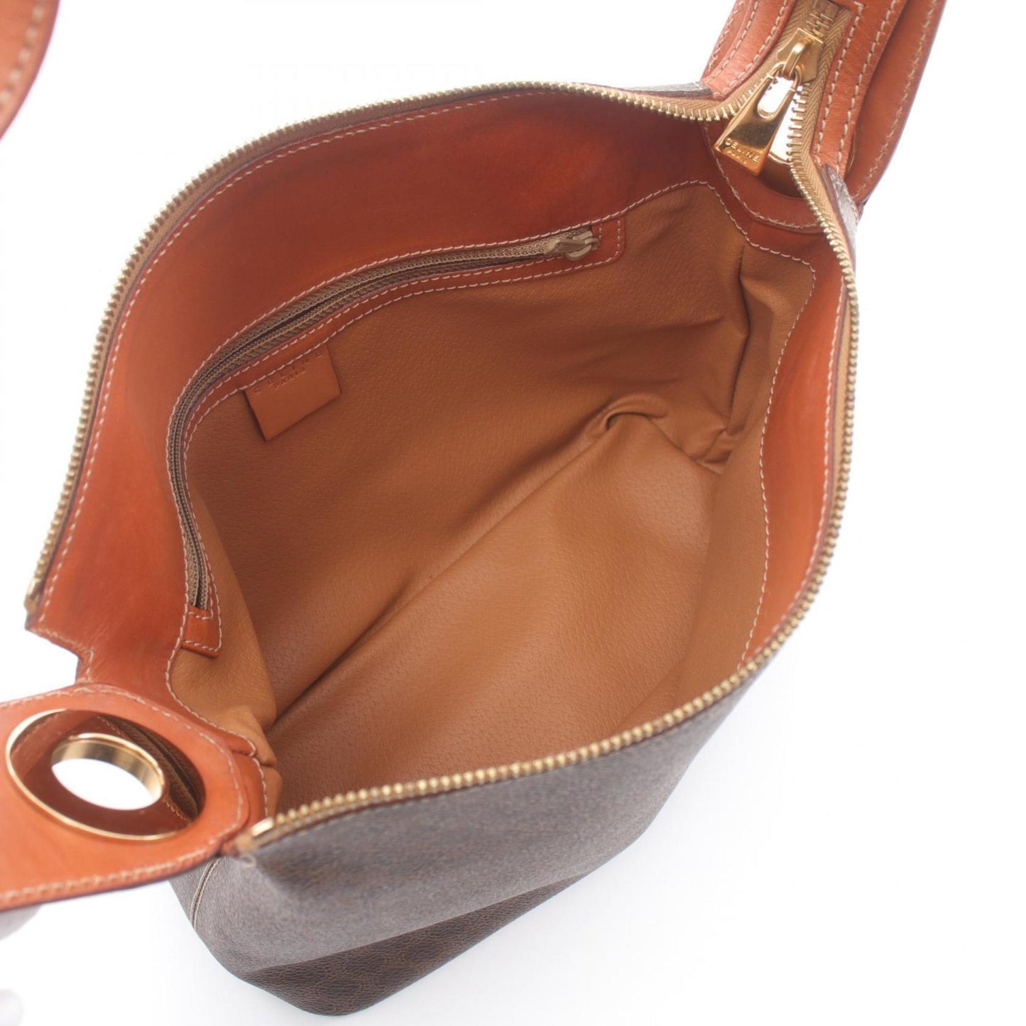 Céline Macadam, Brown, Canvas, shoulder