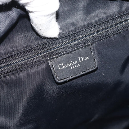 Christian Dior Vintage Trotter Messenger Diorissimo Canvas, Black, Canvas, Shoulder Bag
