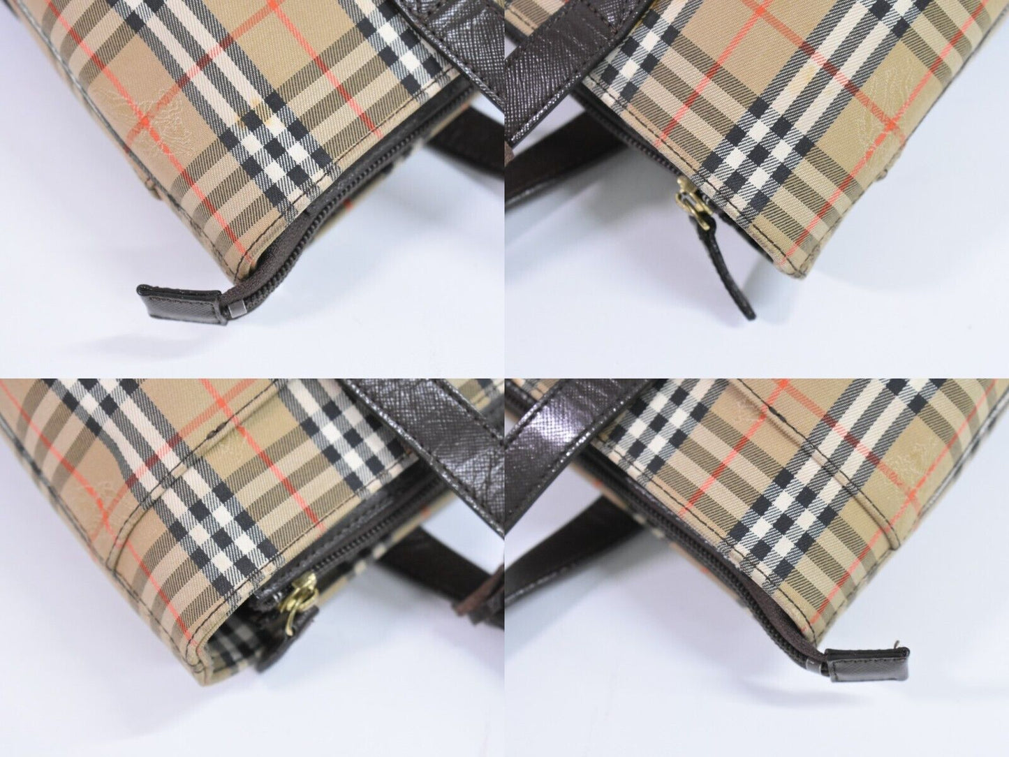 Burberry Nova Check, Beige, Canvas, handbag