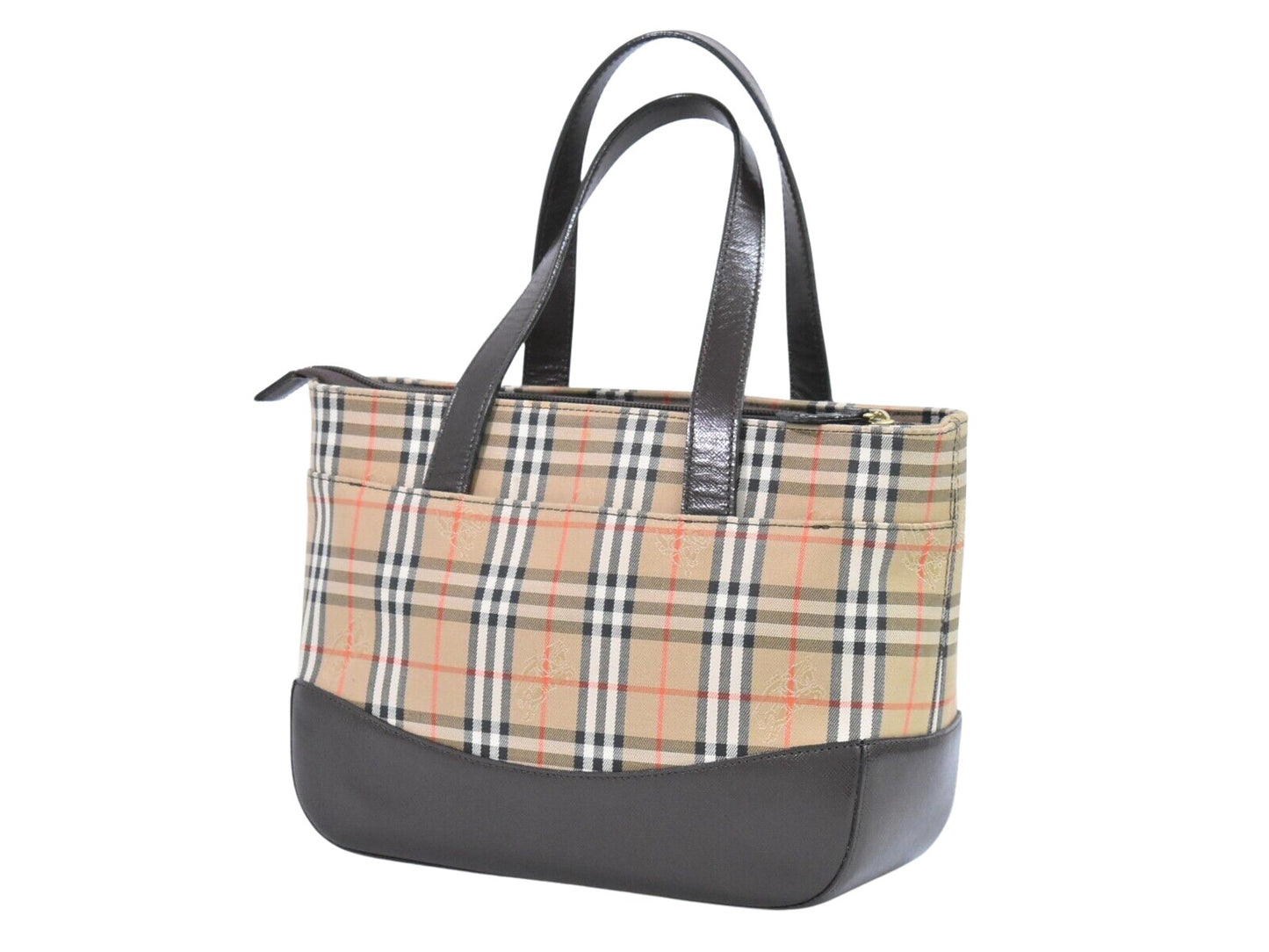 Burberry Nova Check, Beige, Canvas, handbag