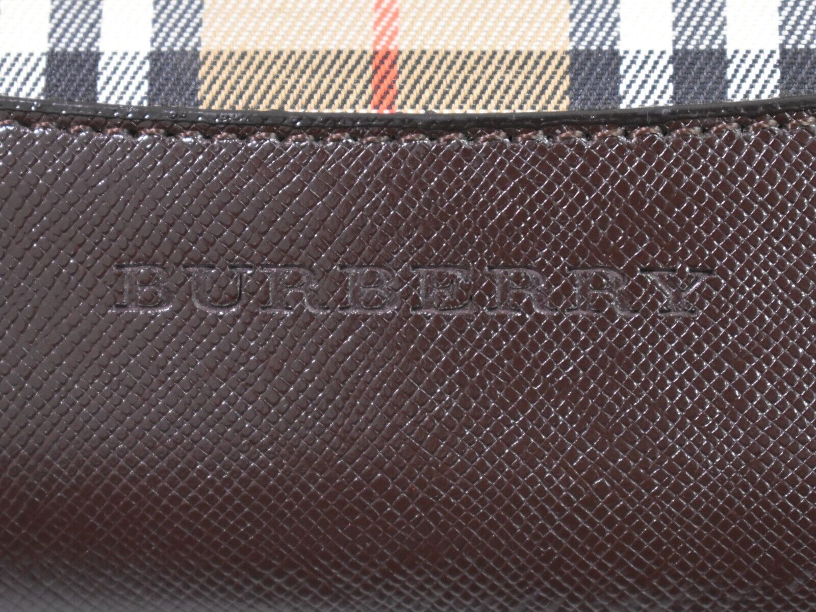 Burberry Nova Check, Beige, Canvas, handbag