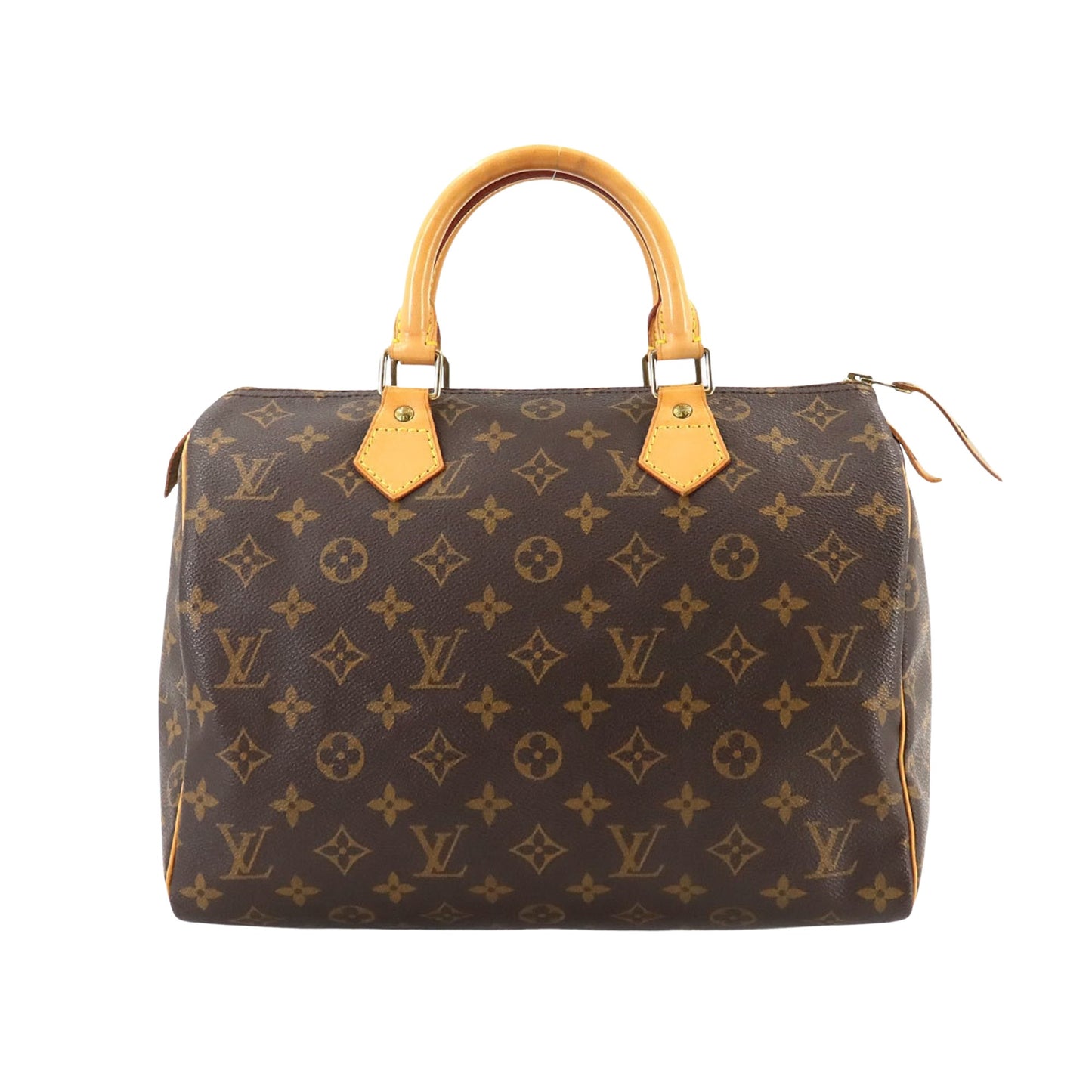 Louis Vuitton Speedy 30, Brown, Canvas, handbag