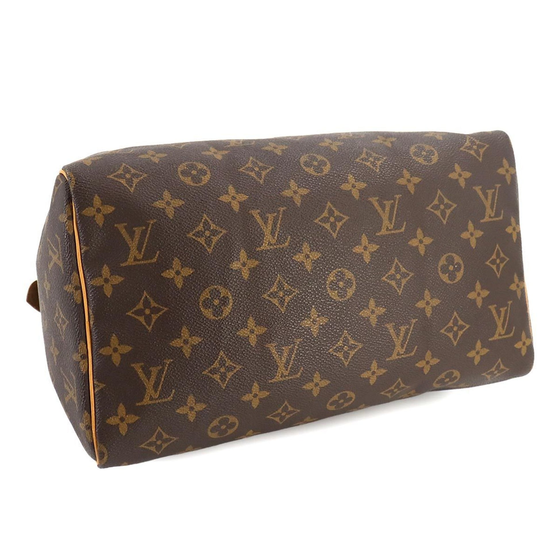 Louis Vuitton Speedy 30, Brown, Canvas, handbag