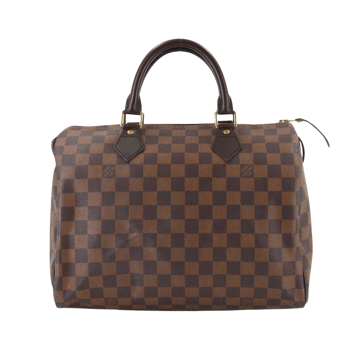 Louis Vuitton Speedy 30, Brown, Canvas, handbag