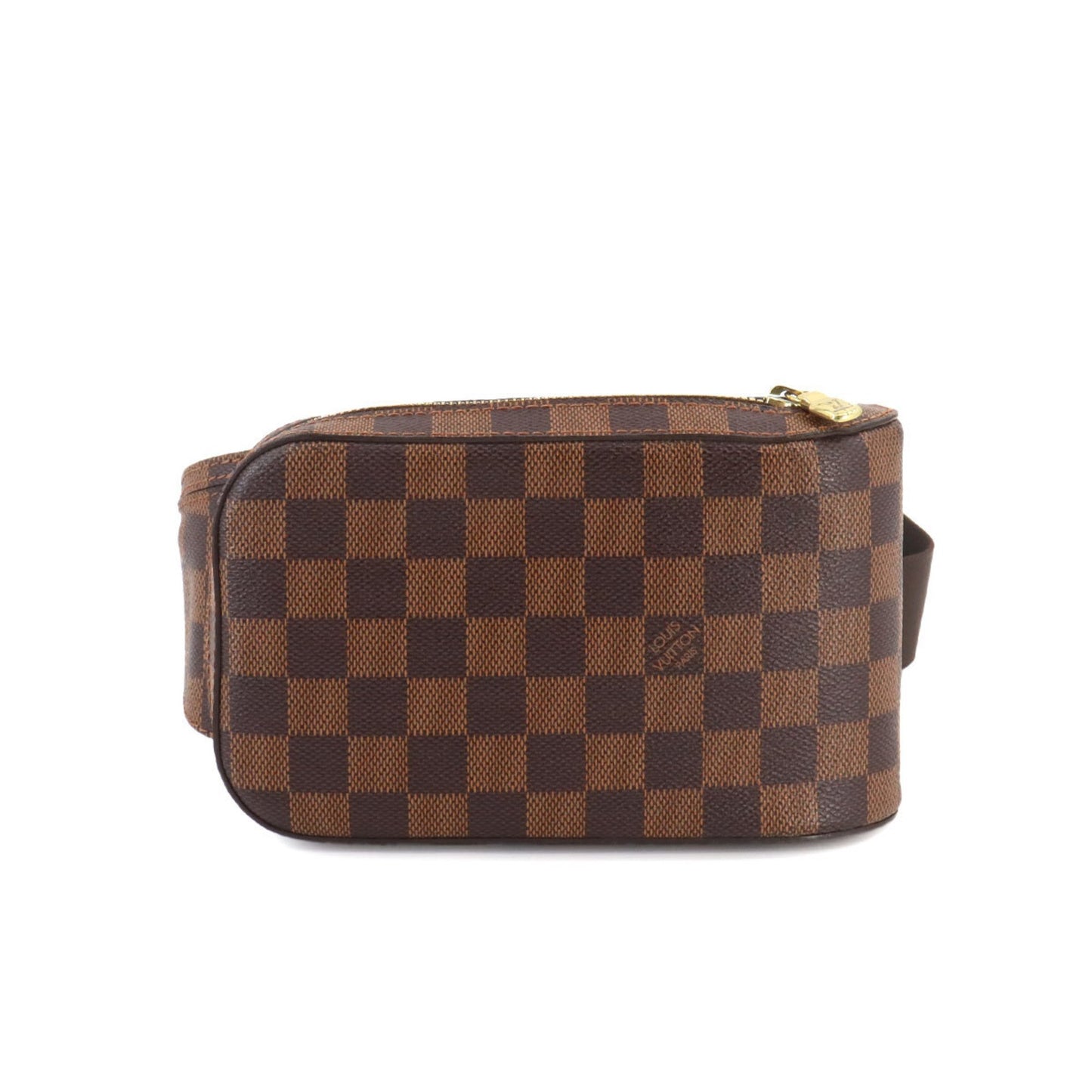 Louis Vuitton Geronimos, Brown, Canvas, clutch