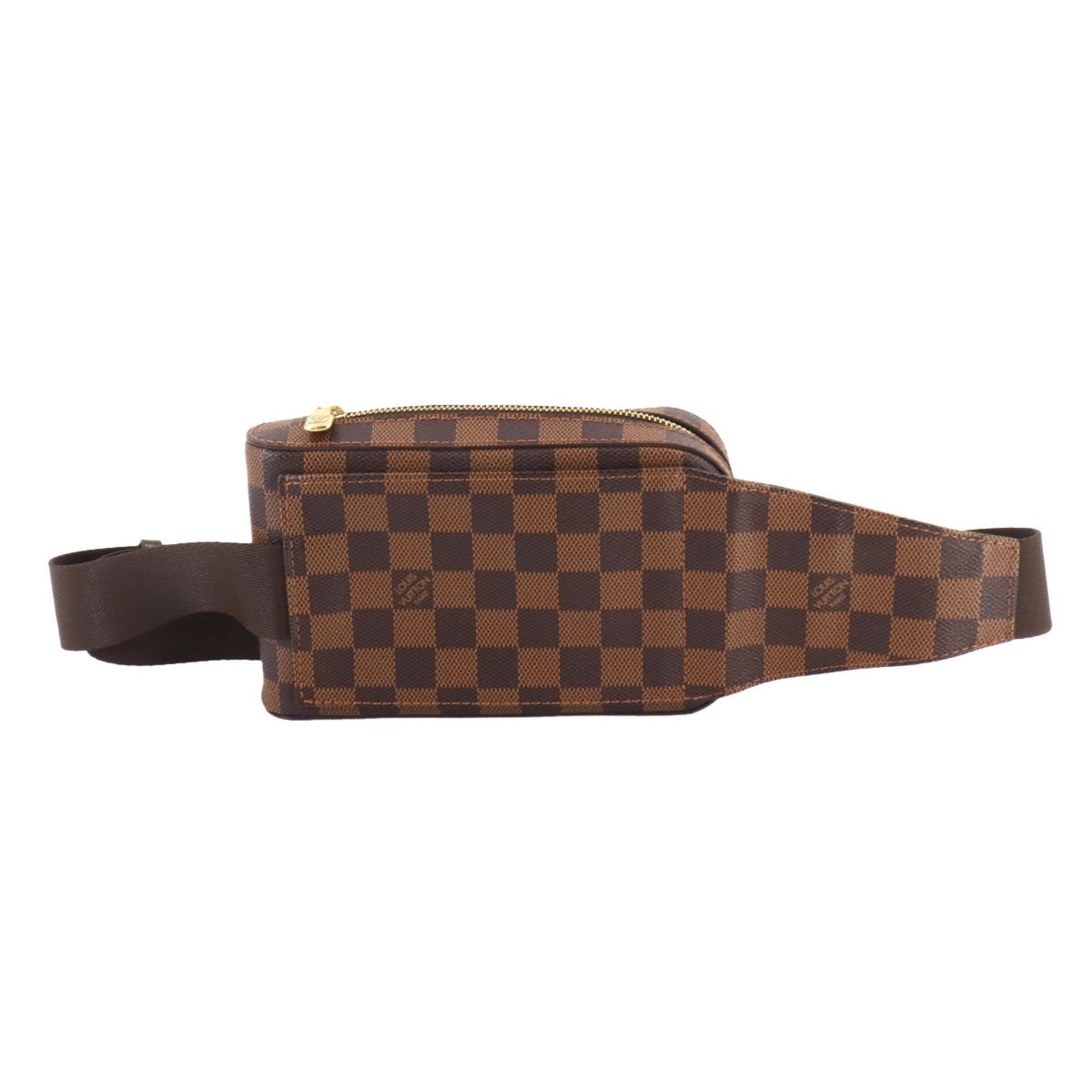 Louis Vuitton Geronimos, Brown, Canvas, clutch