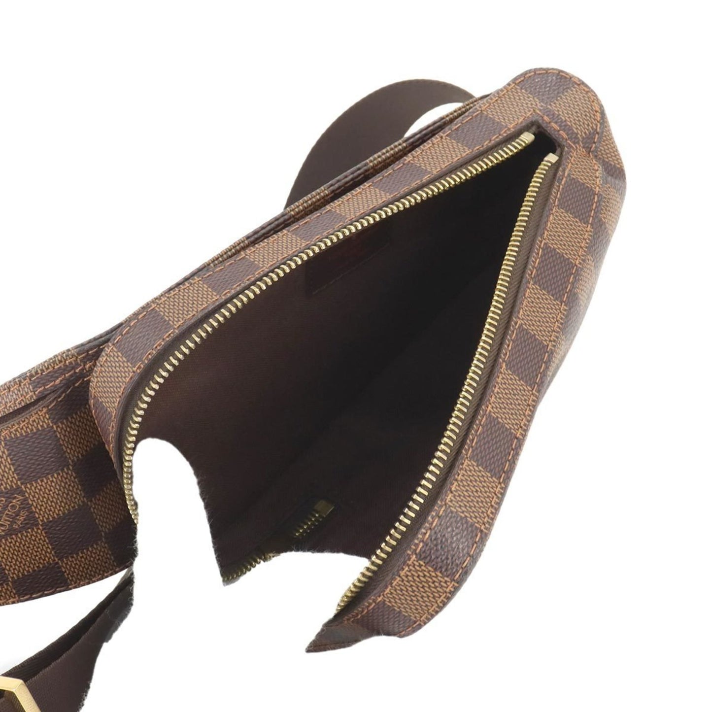 Louis Vuitton Geronimos, Brown, Canvas, clutch