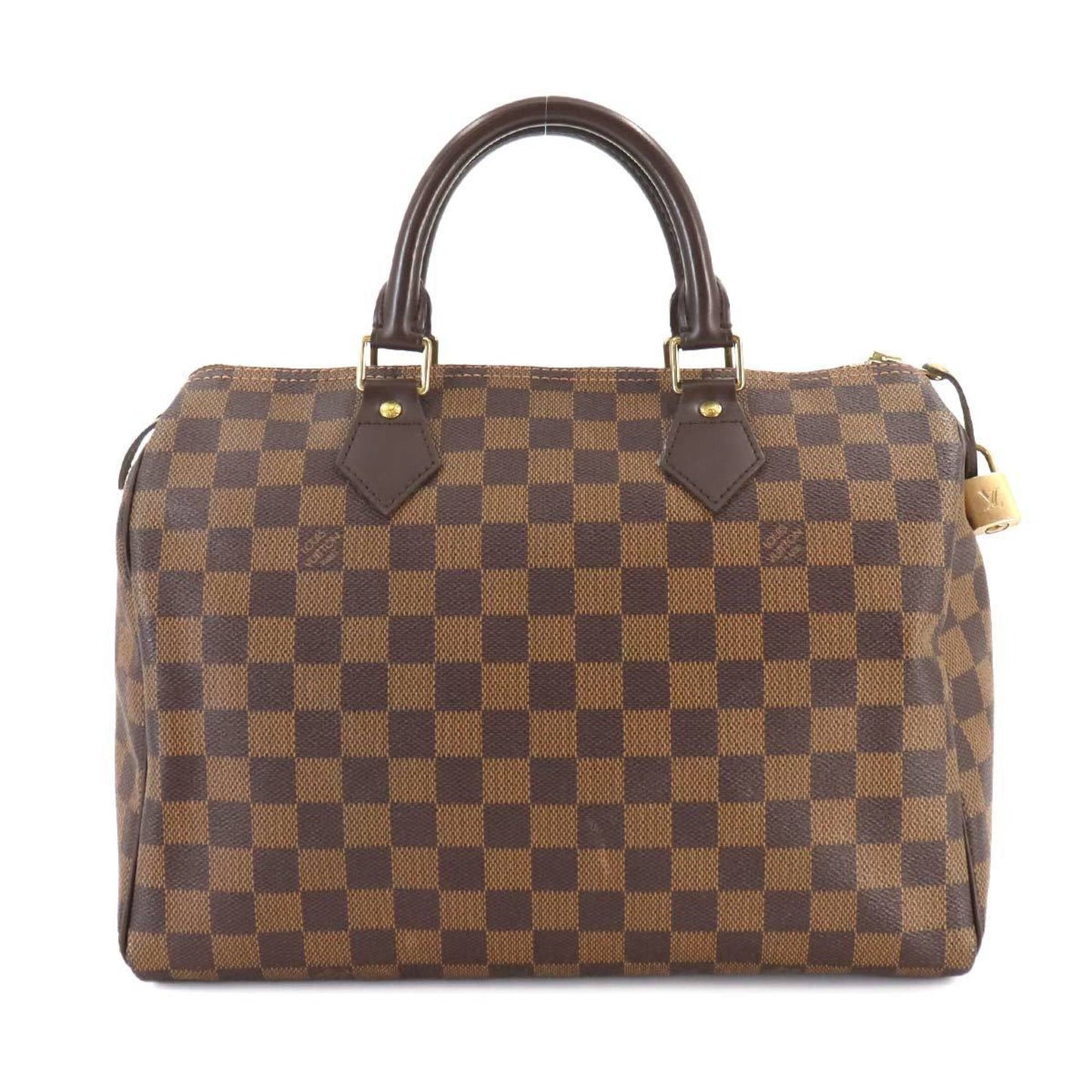 Louis Vuitton Speedy 30, Brown, Canvas, handbag