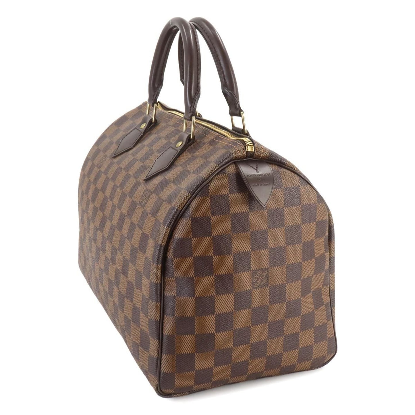 Louis Vuitton Speedy 30, Brown, Canvas, handbag