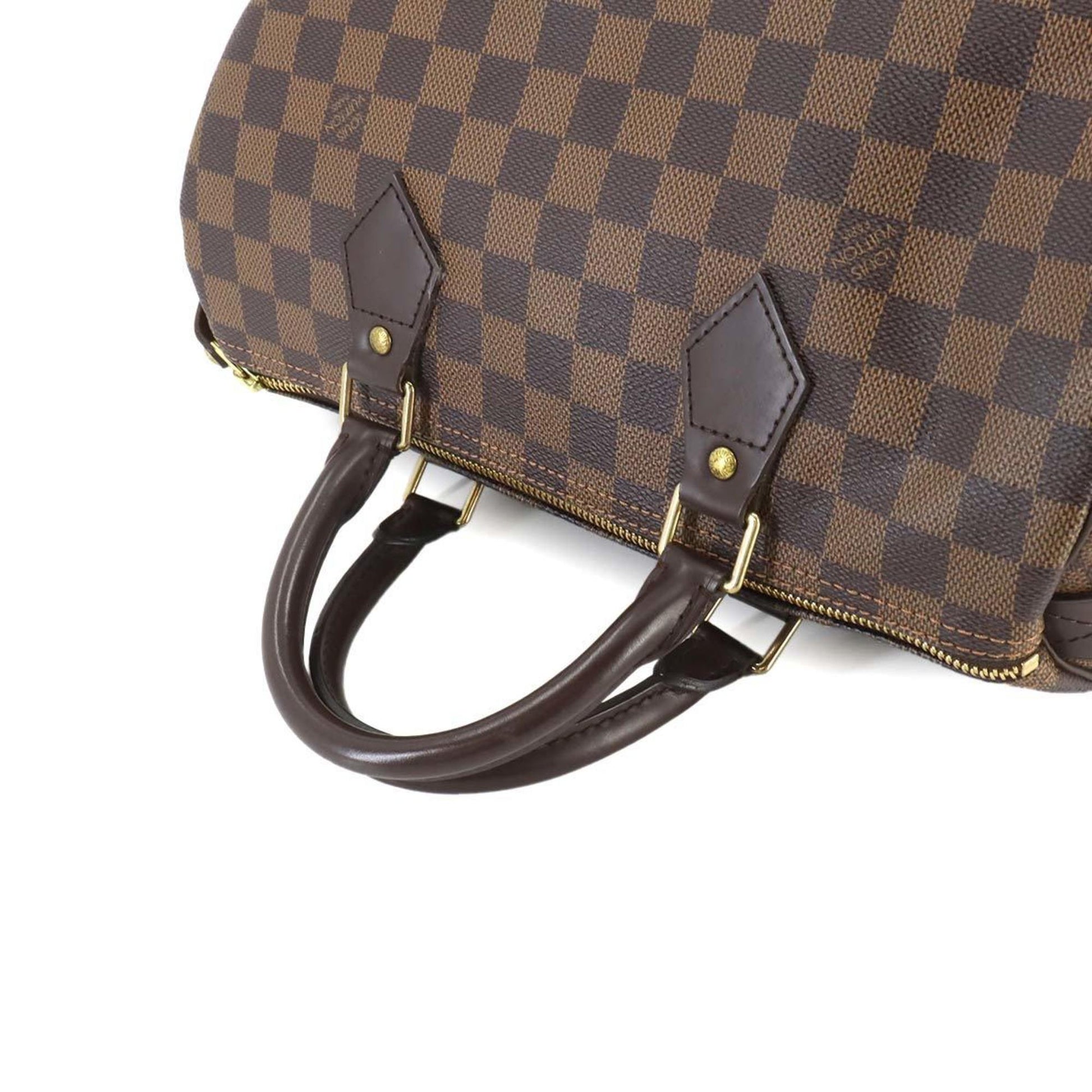 Louis Vuitton Speedy 30, Brown, Canvas, handbag