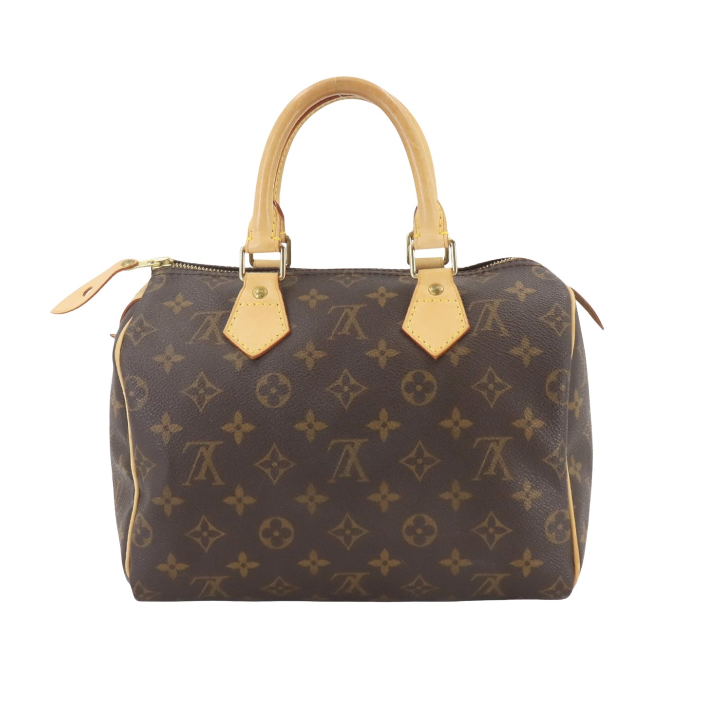 Louis Vuitton Speedy 25, Brown, Canvas, handbag