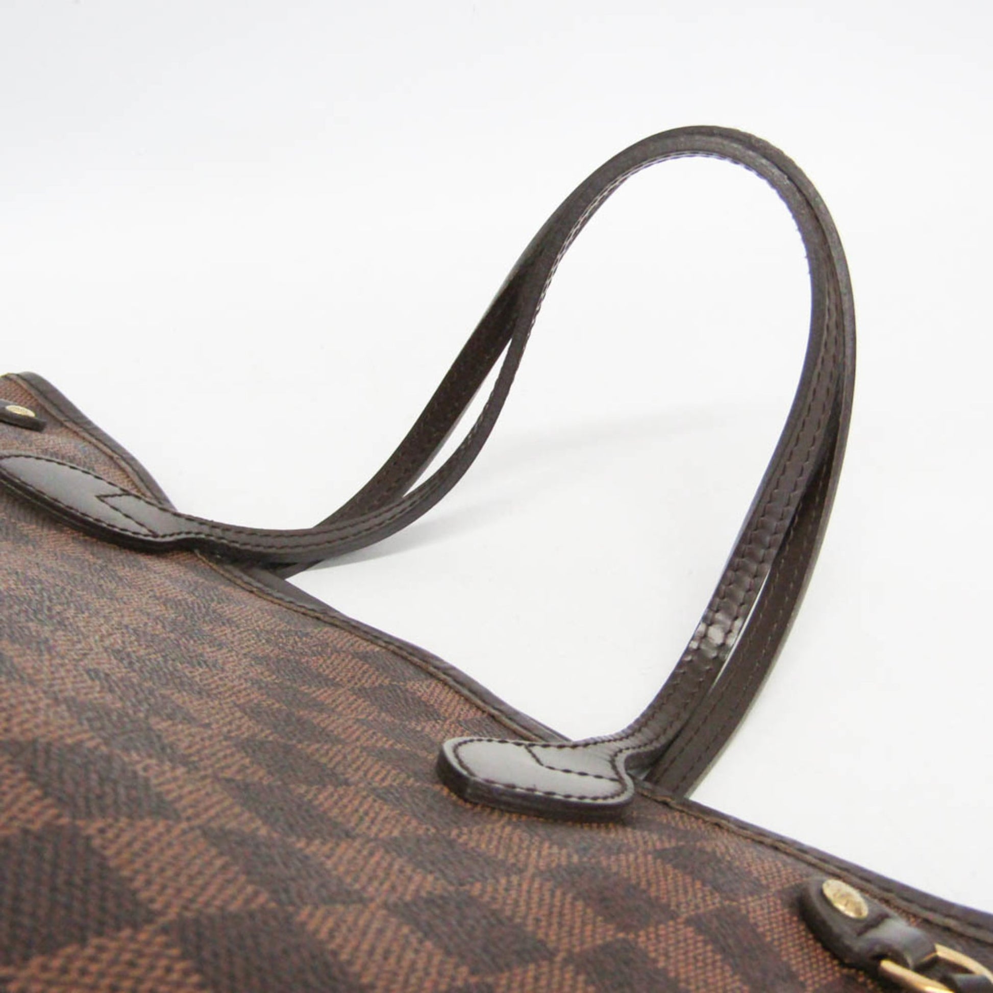Louis Vuitton Neverfull Damier, Brown, Canvas, Tote Bag