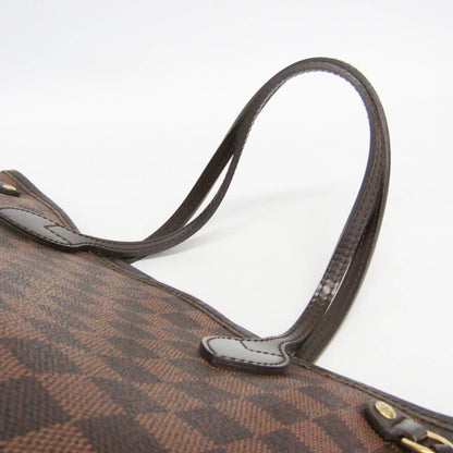 Louis Vuitton Neverfull Damier, Brown, Canvas, Tote Bag