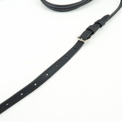 Louis Vuitton Soft Lockit Leather, Black, Leather, Handbag