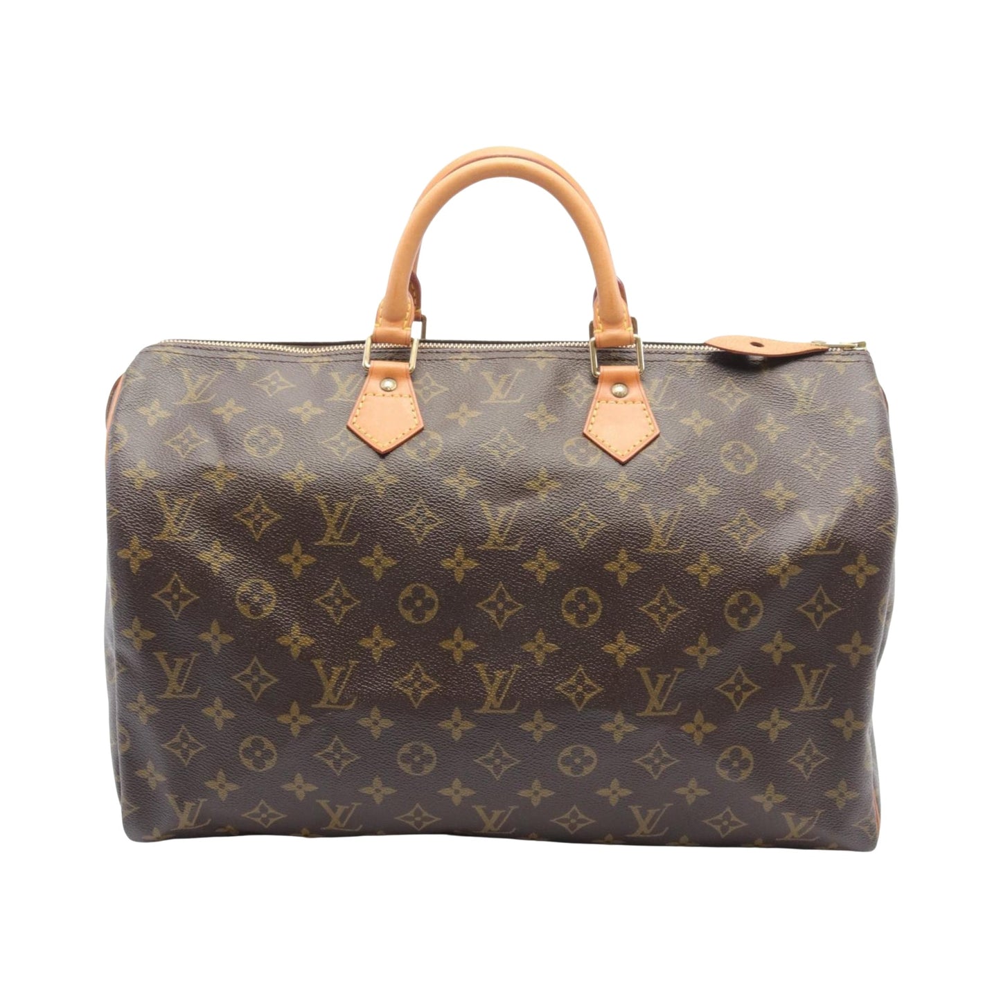 Louis Vuitton Speedy 40, Brown, Canvas, handbag