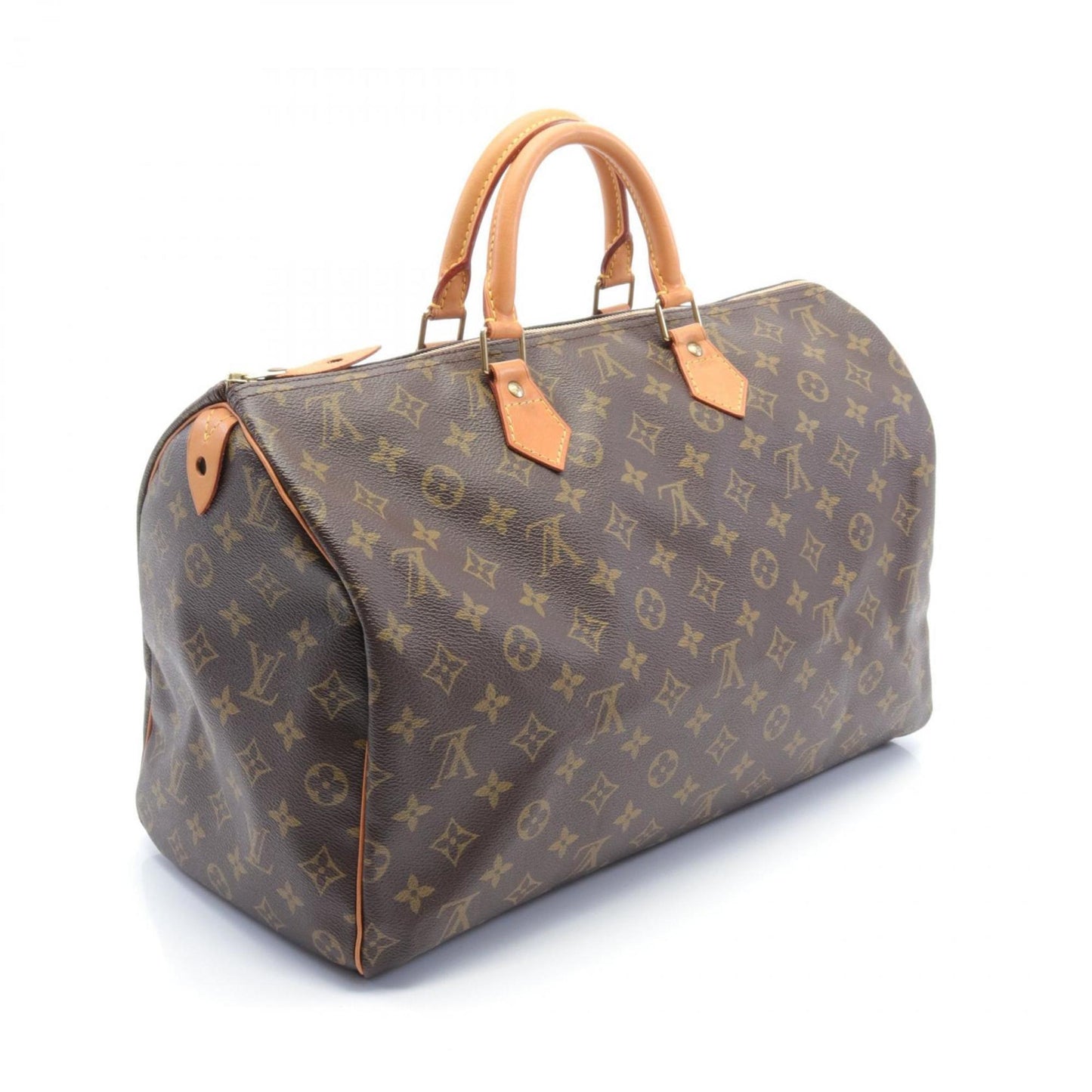 Louis Vuitton Speedy 40, Brown, Canvas, handbag