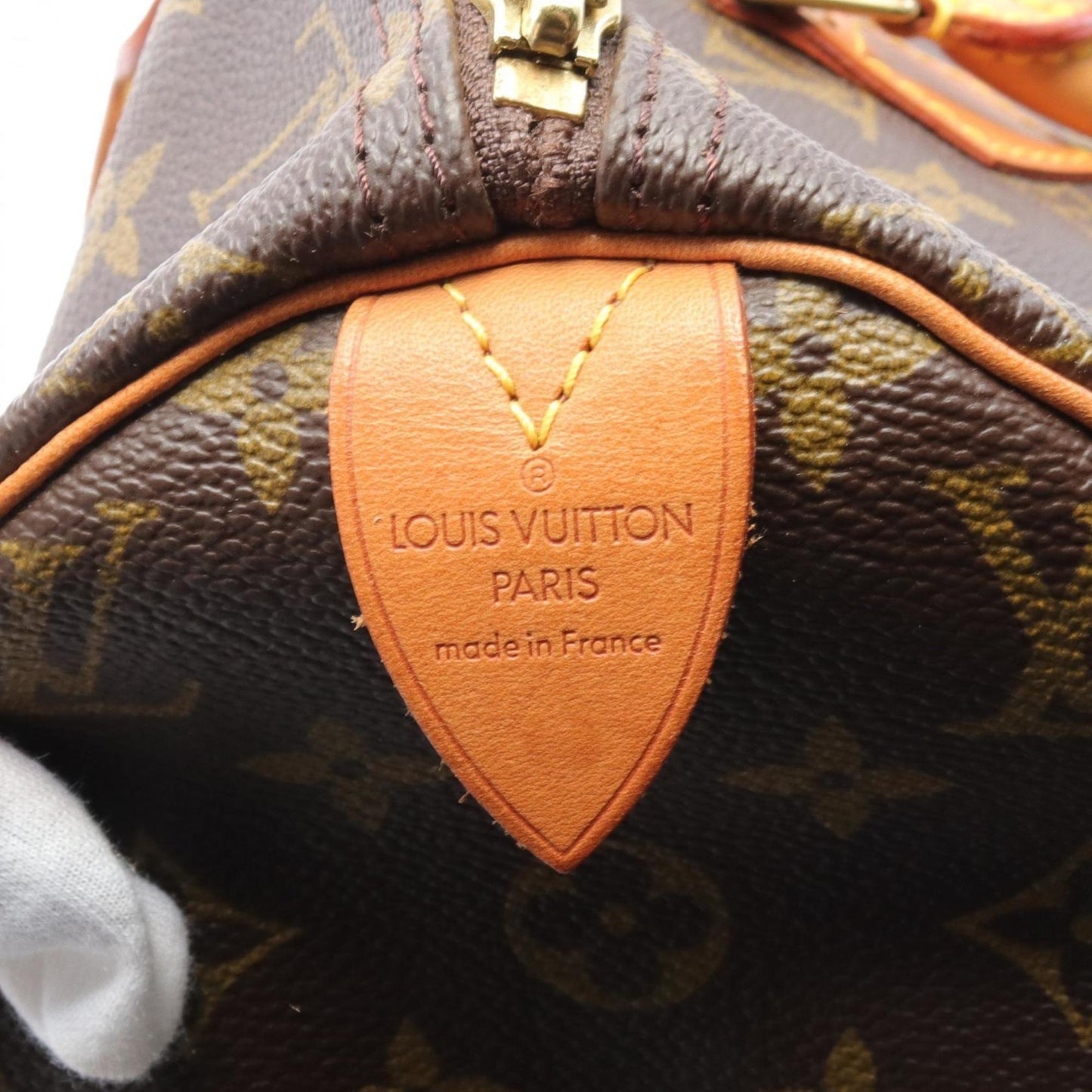 Louis Vuitton Speedy 40, Brown, Canvas, handbag