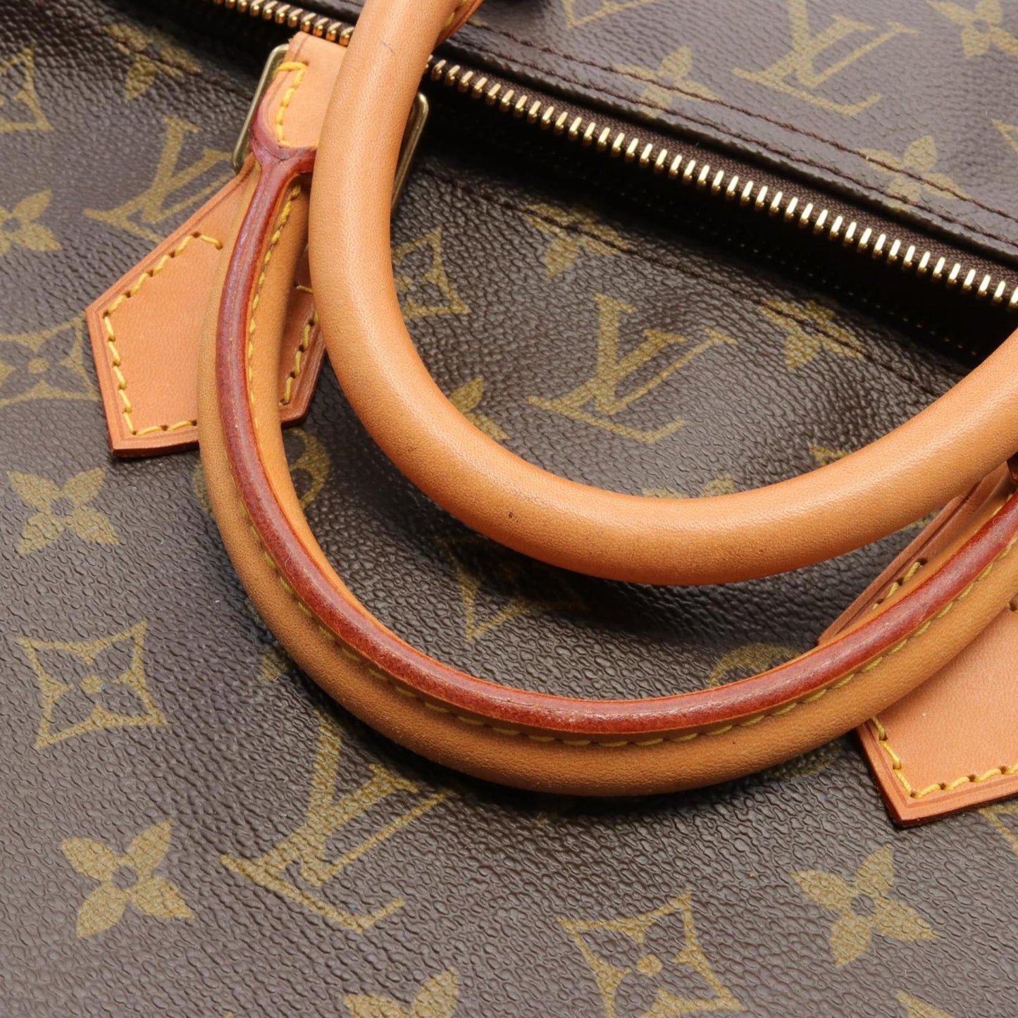 Louis Vuitton Speedy 40, Brown, Canvas, handbag