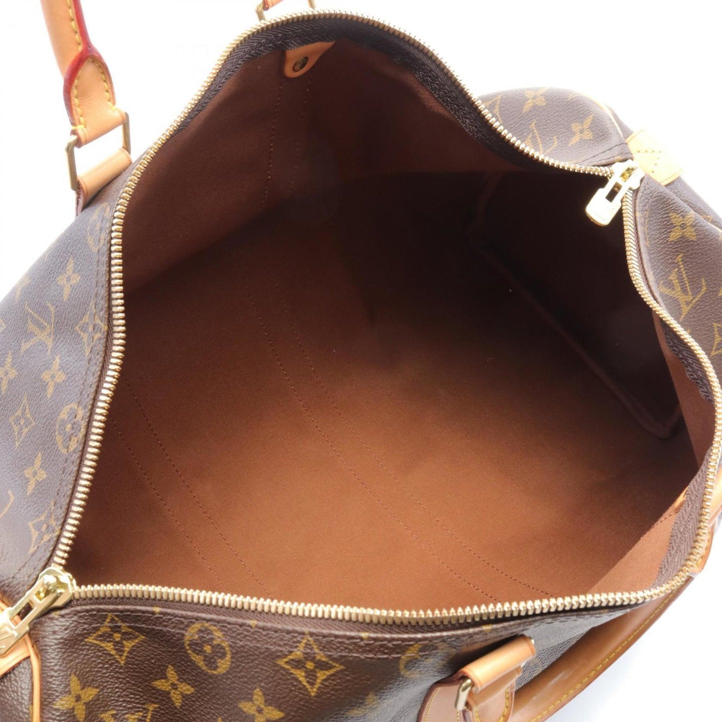 Louis Vuitton Keepall 45, Brown, Canvas, travel