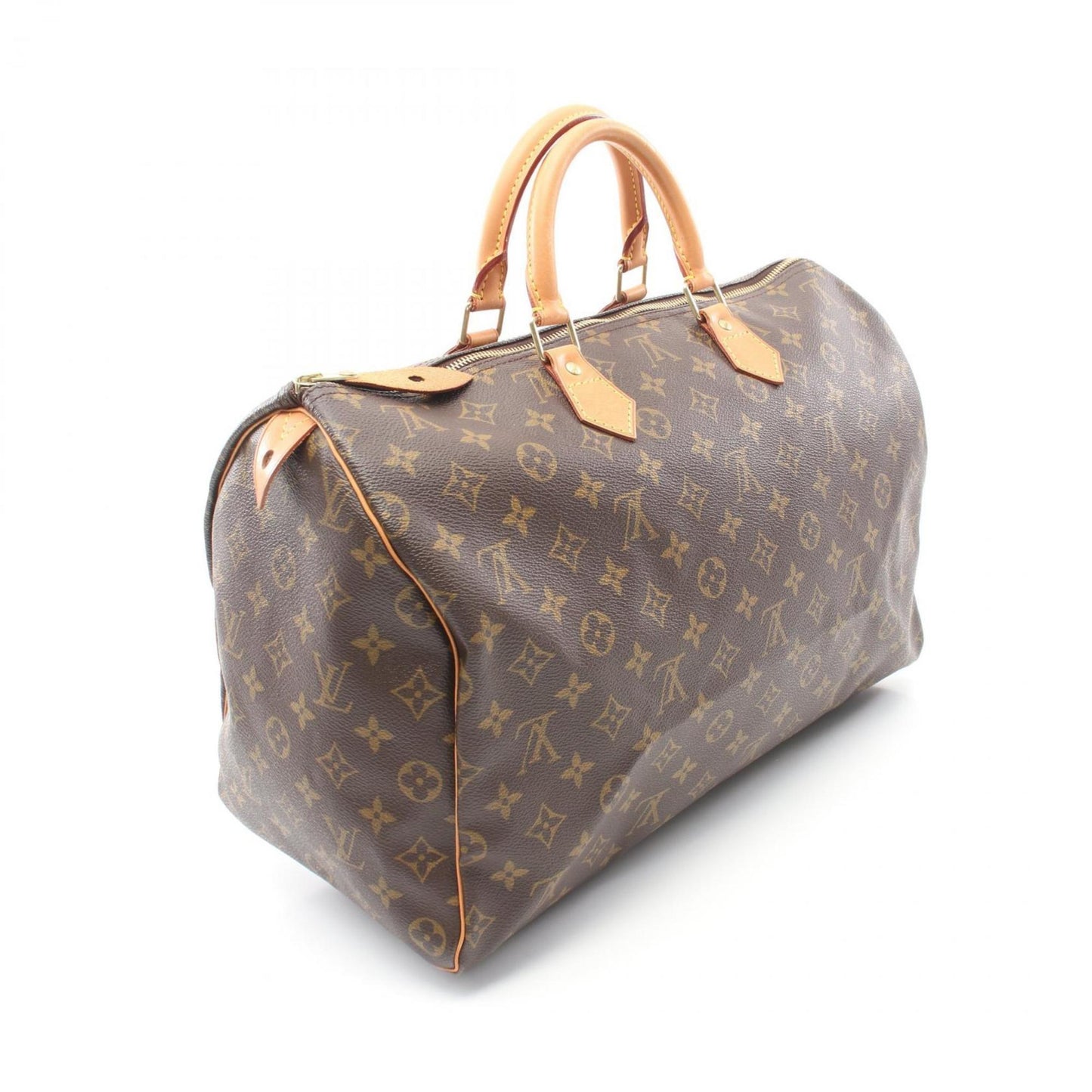 Louis Vuitton Speedy 40, Brown, Canvas, handbag