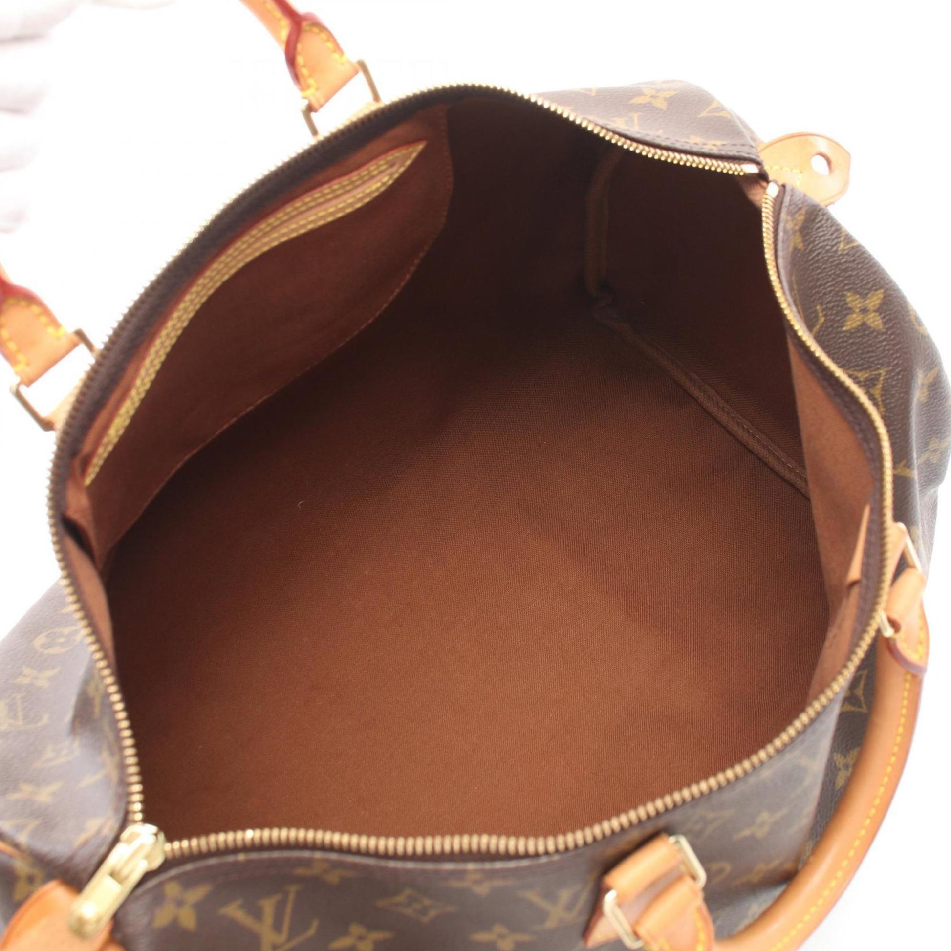 Louis Vuitton Speedy 40, Brown, Canvas, handbag